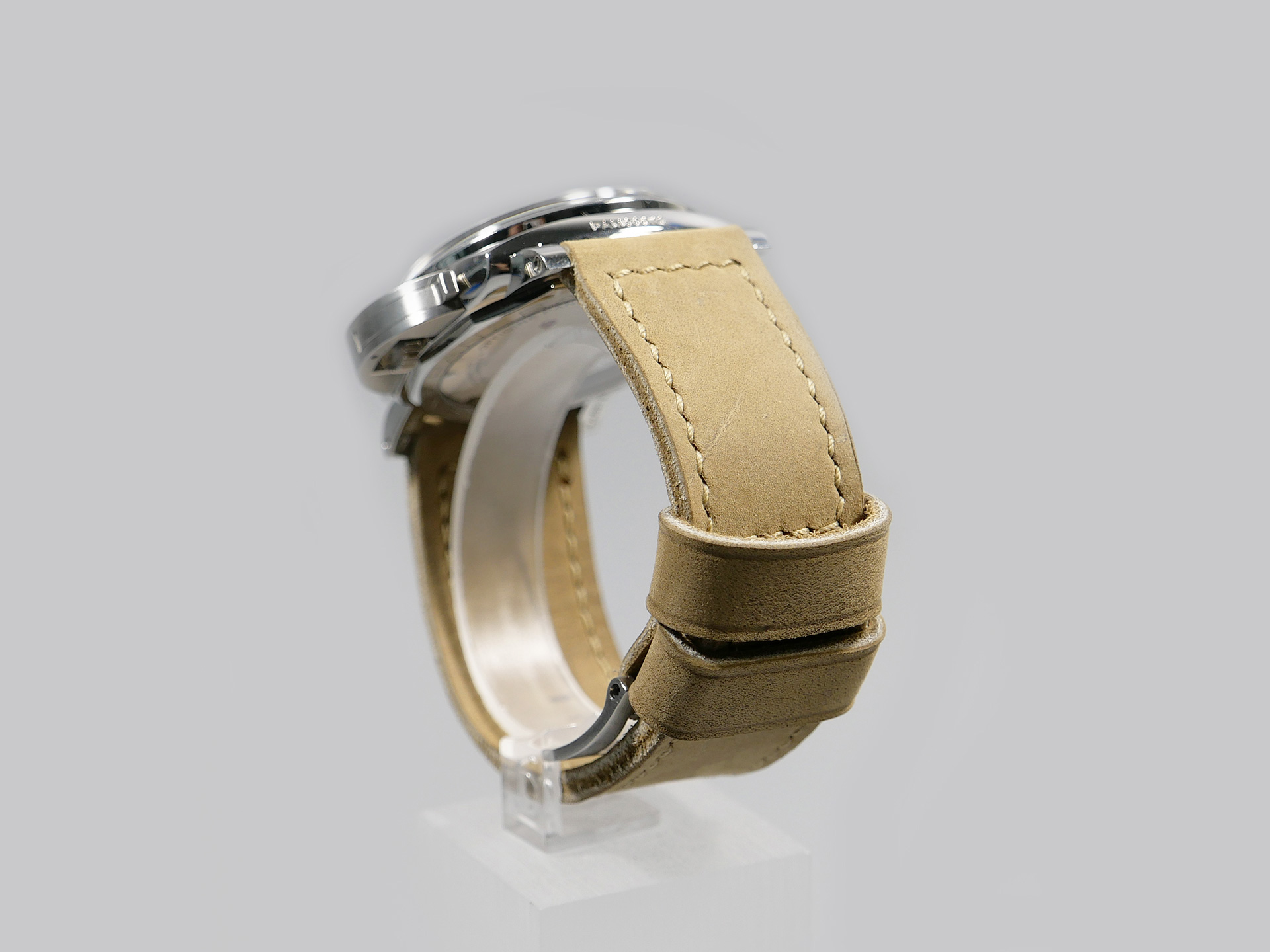 Marcello Panerai Luminor 47mm Leather Strap Sage Tan IMAGE