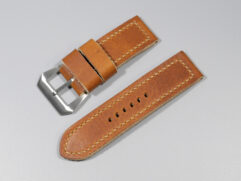 Marcello Panerai Luminor 47mm Leather Strap Brown Tan Los Alamos IMAGE