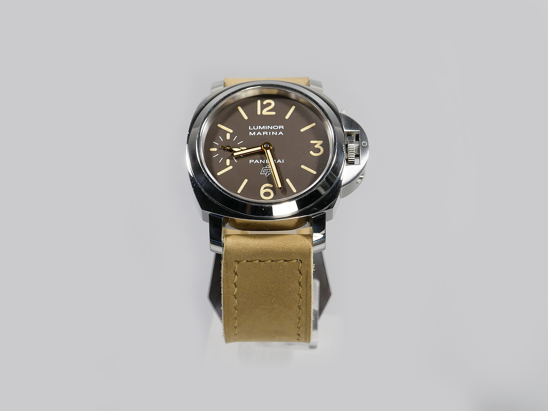 Panerai Luminor 44mm Handmade Leather Strap Tan Sonora Marcello IMAGE
