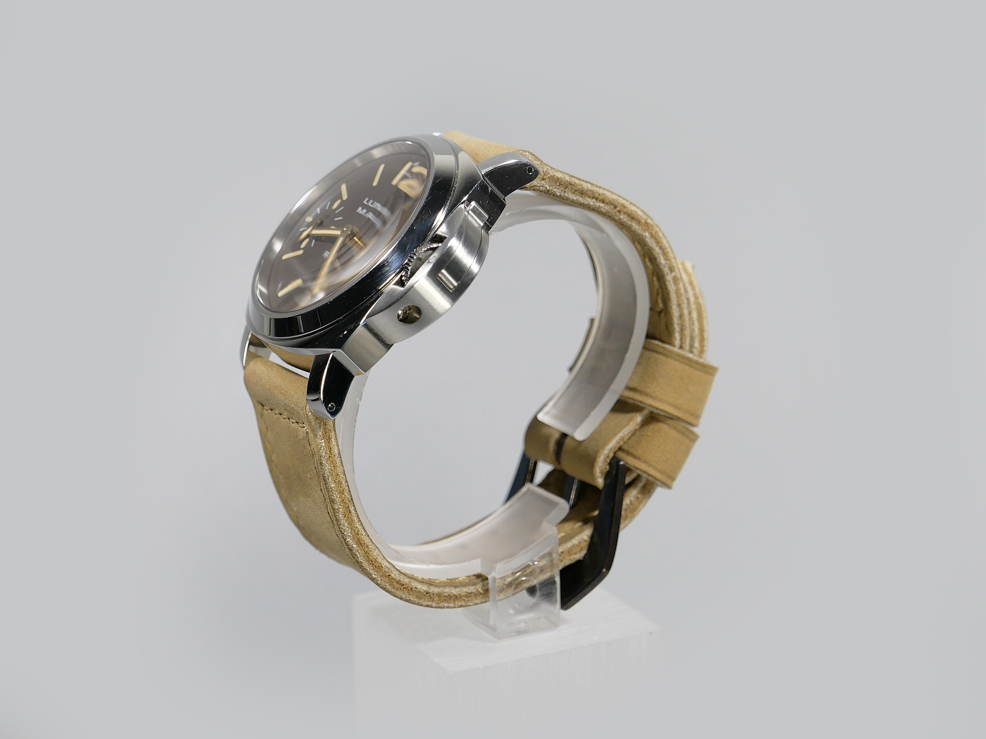 Panerai Luminor 44mm Handmade Leather Strap Tan Sonora Marcello IMAGE