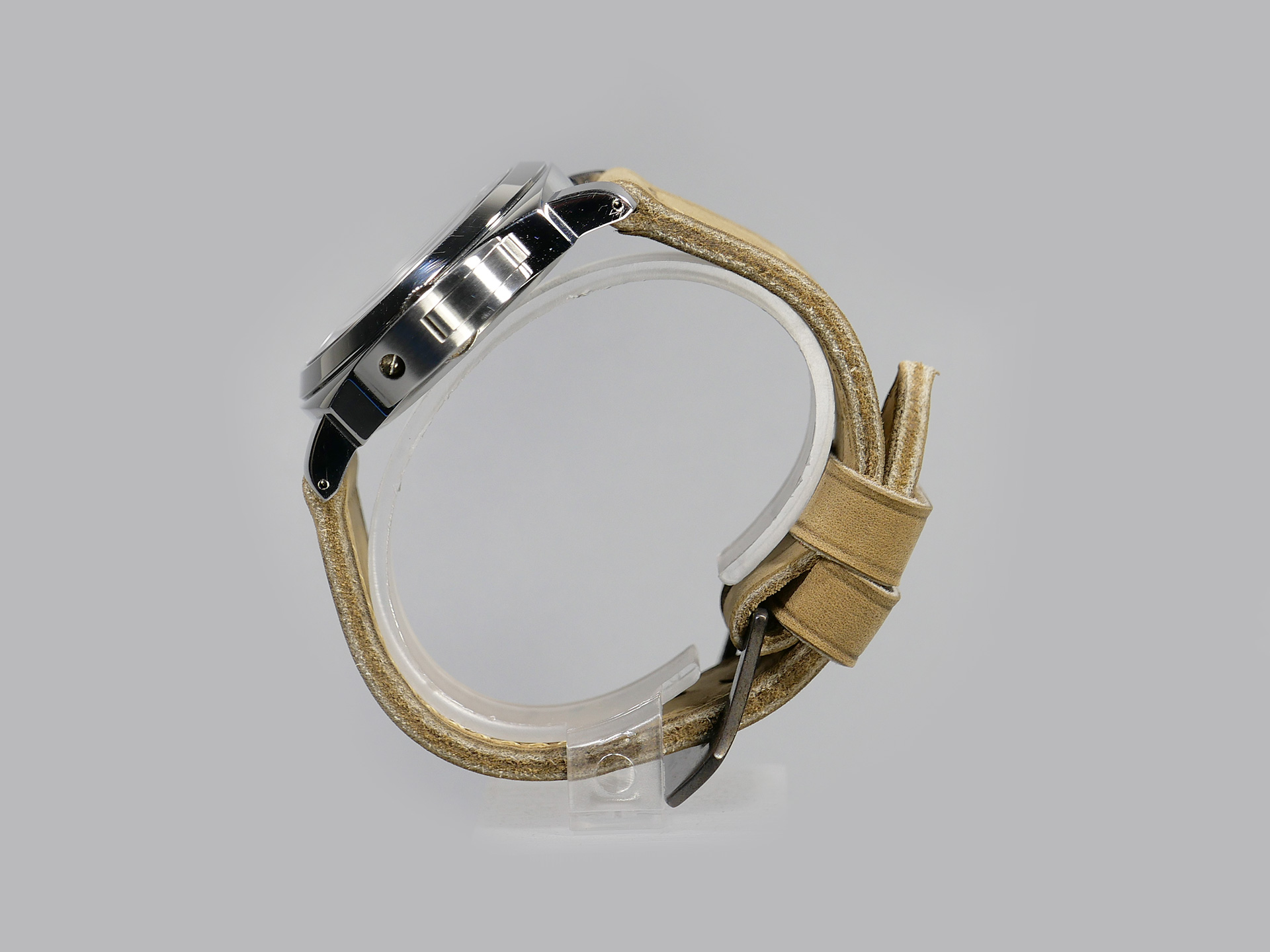 Panerai Luminor 44mm Handmade Leather Strap Tan Sonora Marcello IMAGE