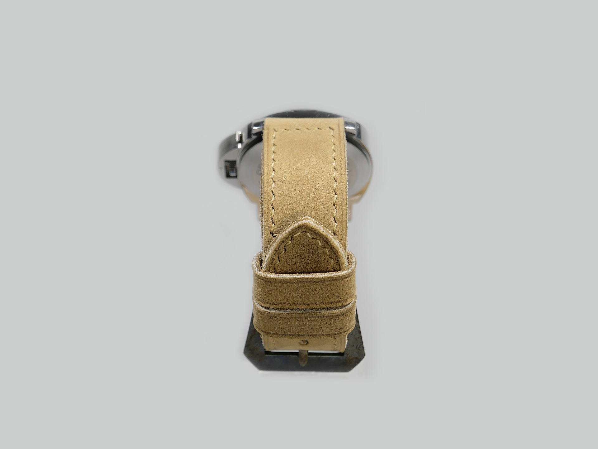 Panerai Luminor 44mm Handmade Leather Strap Tan Sonora Marcello IMAGE