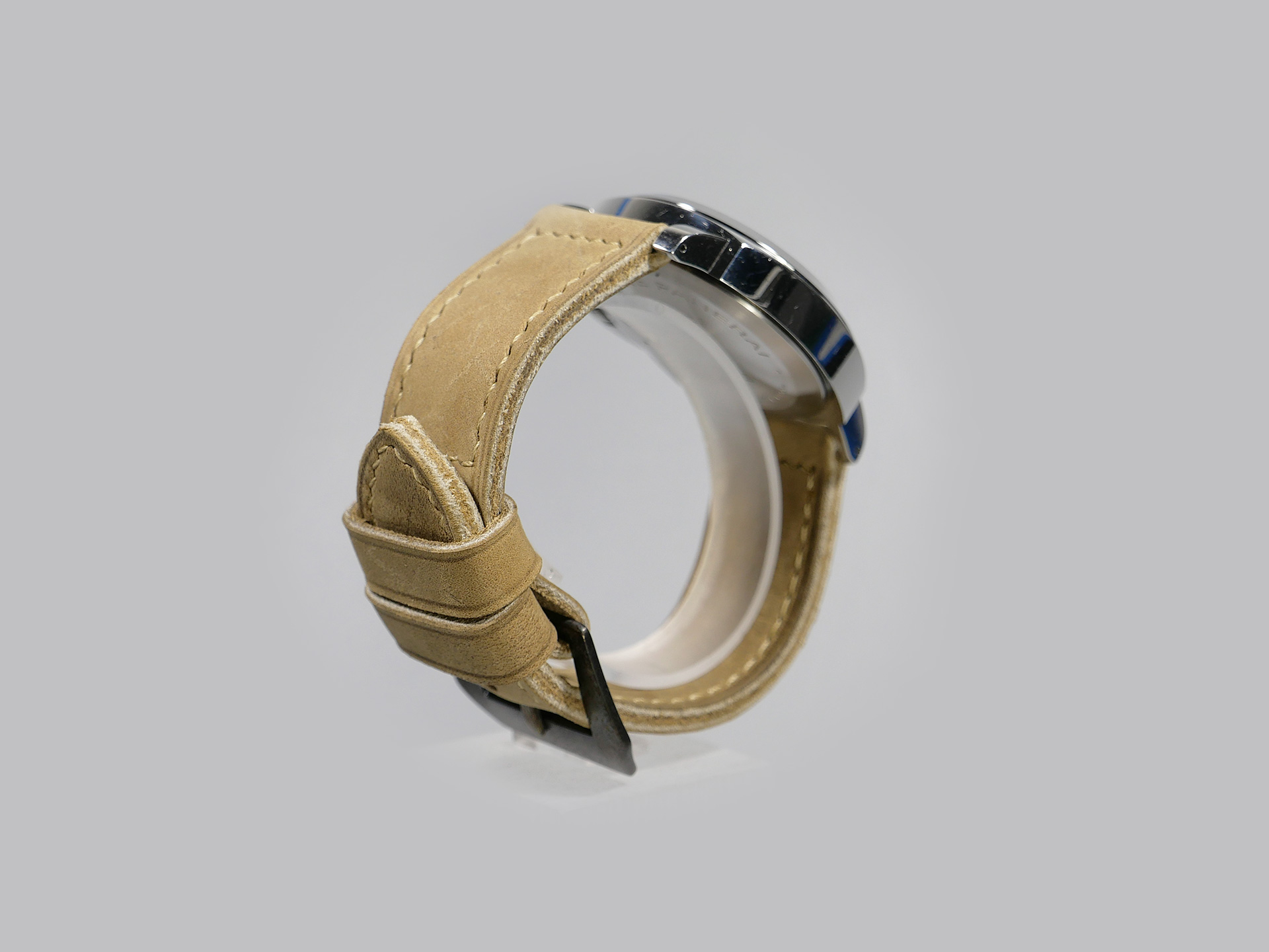 Panerai Luminor 44mm Handmade Leather Strap Tan Sonora Marcello IMAGE