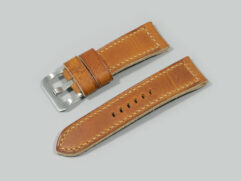 View from the top of the thick Los Alamos Panerai Radiomir Leather Strap by Marcello IMAGE