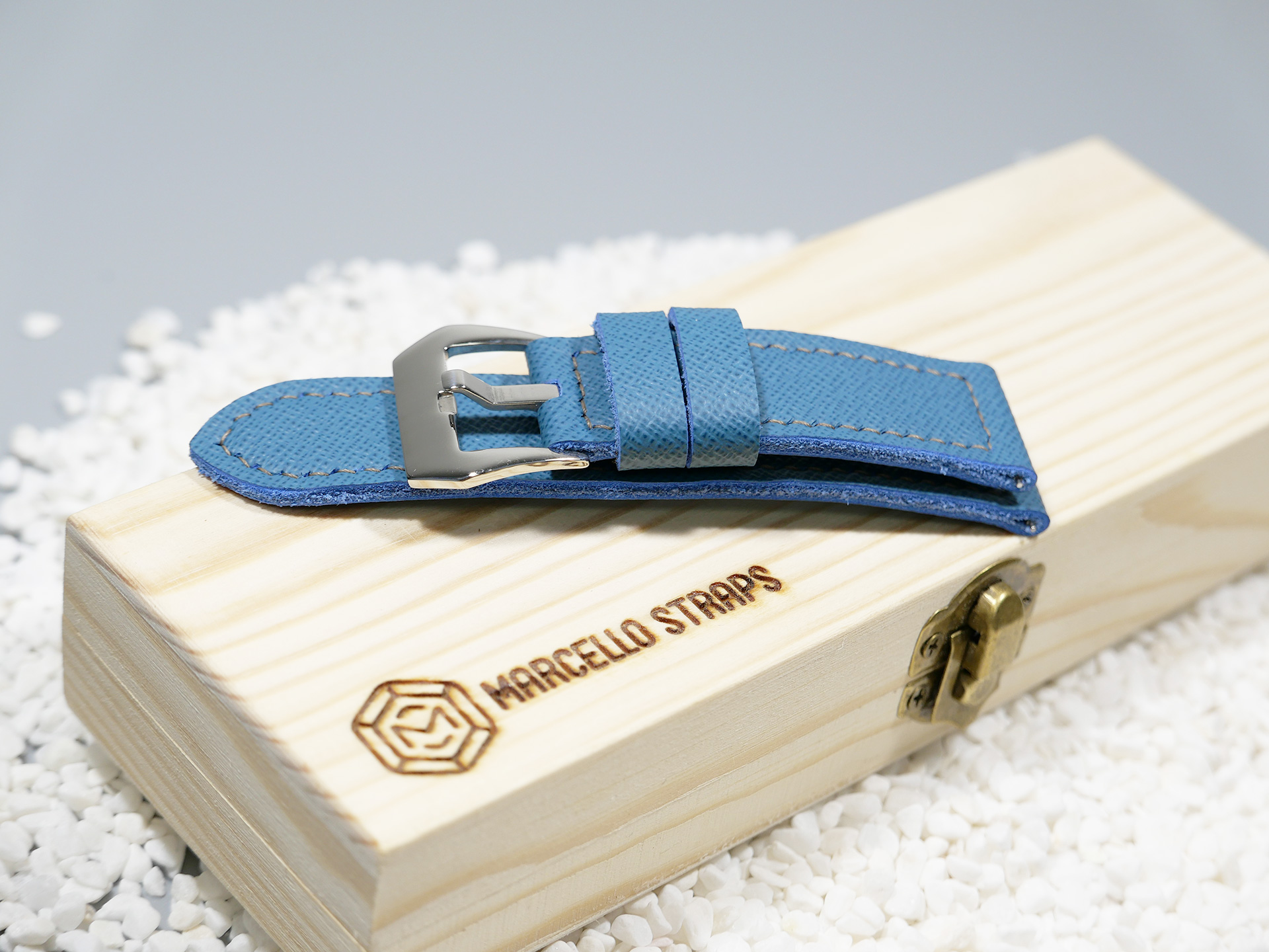 Light Blue Luminor Due Strap by Marcello IMAGE