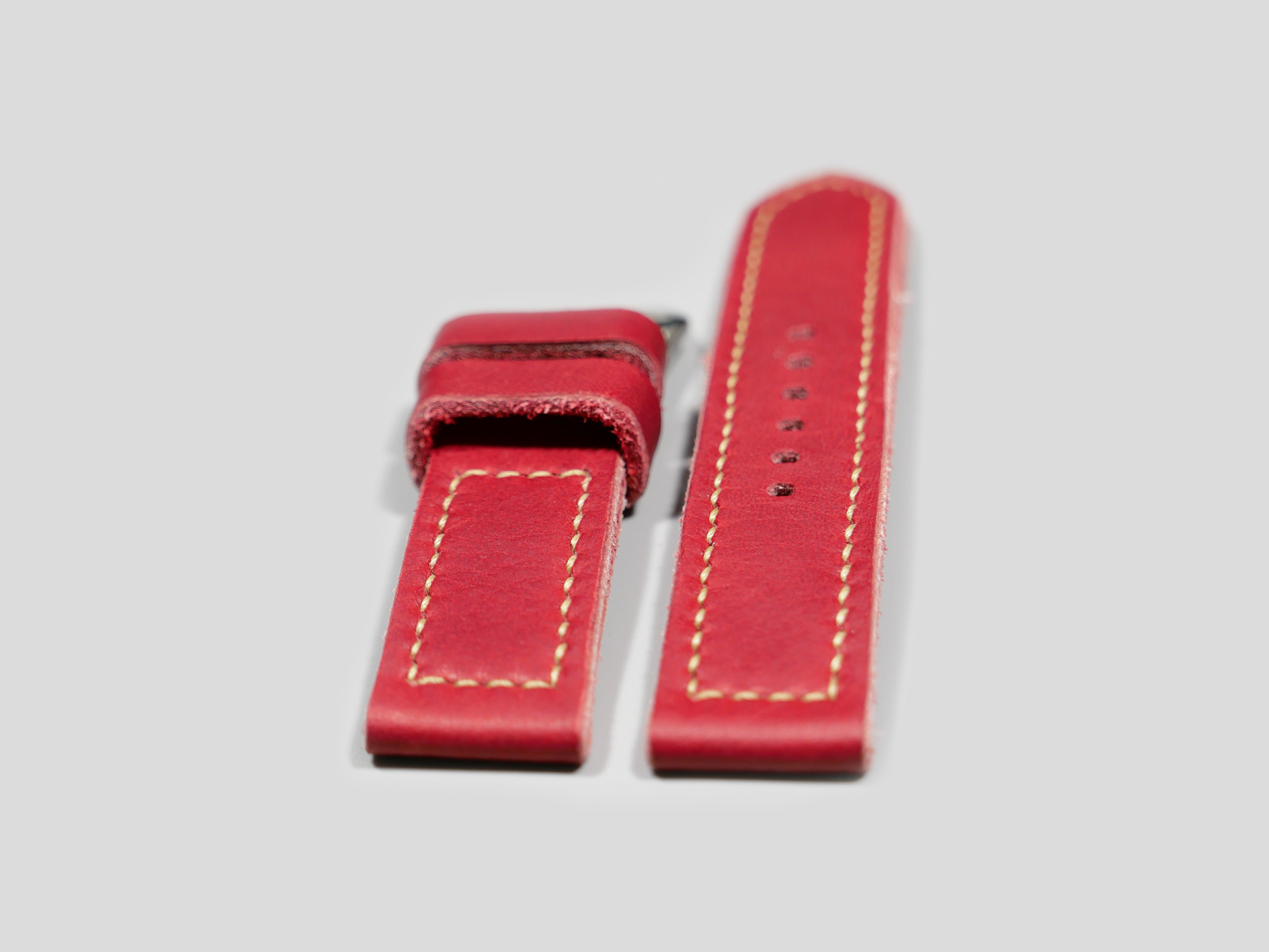 Luminor Due 42mm Crimson Red Strap Marcelllo IMAGE