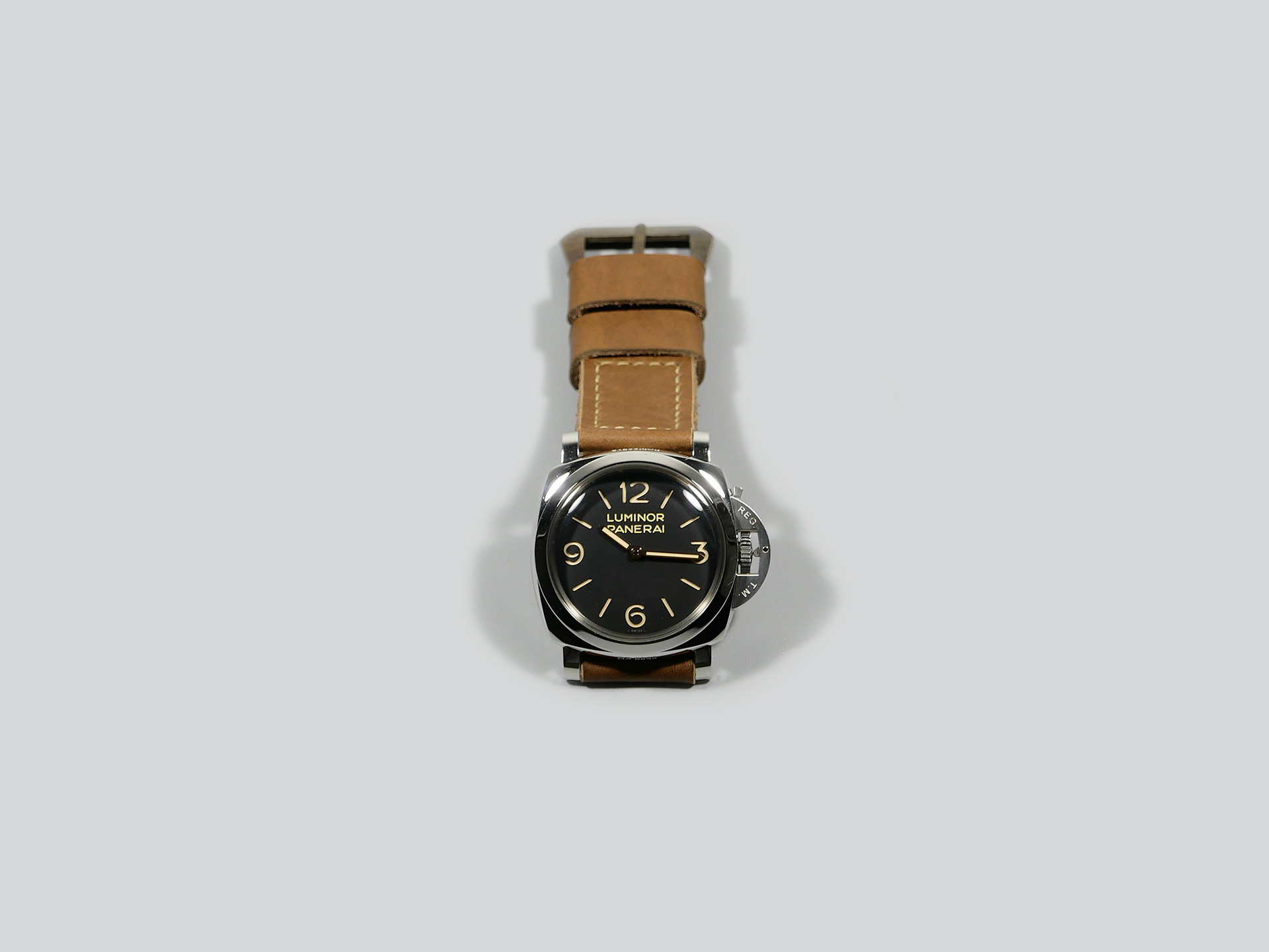 PAM372 Panerai 47mm Brown Strap Marcello IMAGE