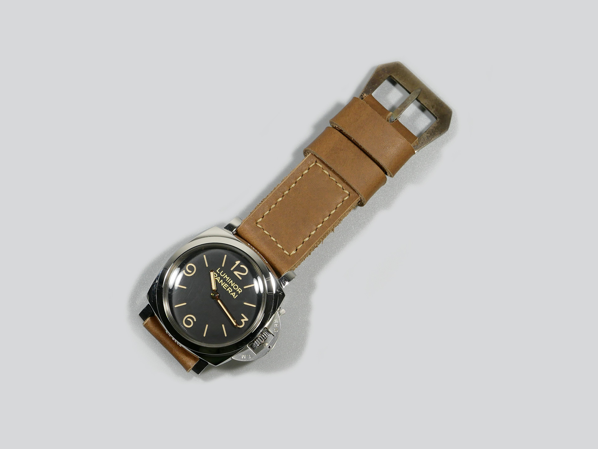 PAM372 Panerai 47mm Brown Strap Marcello IMAGE