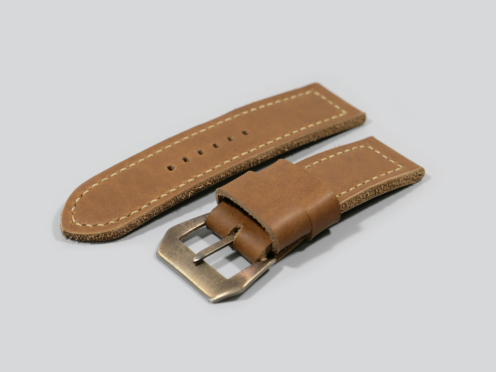 Old Copper Panerai 47mm Strap Marcello IMAGE