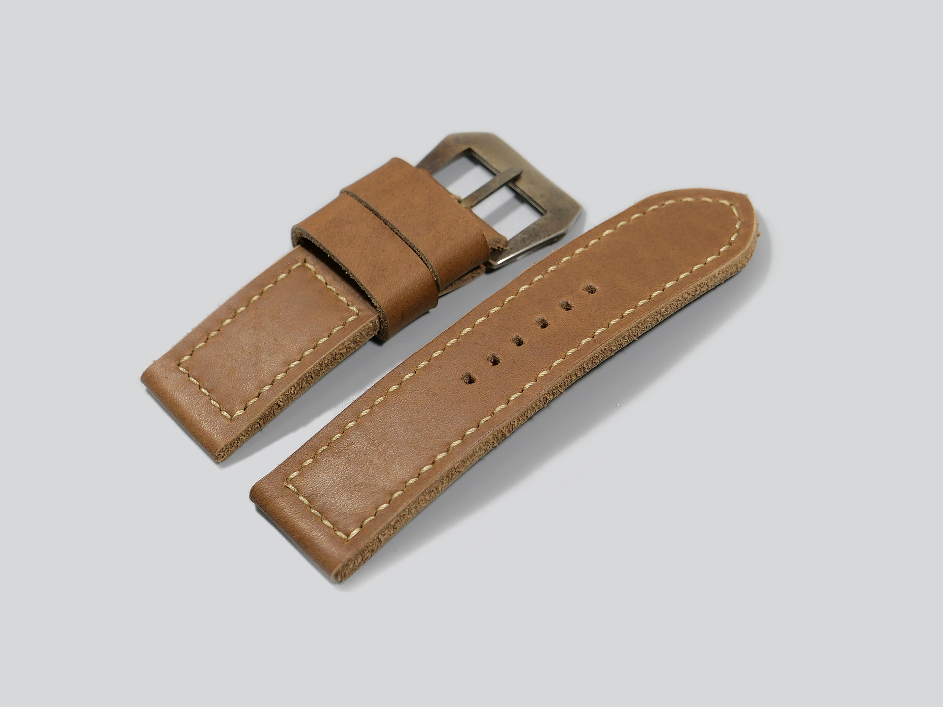 Old Copper Panerai 47mm Strap Marcello IMAGE