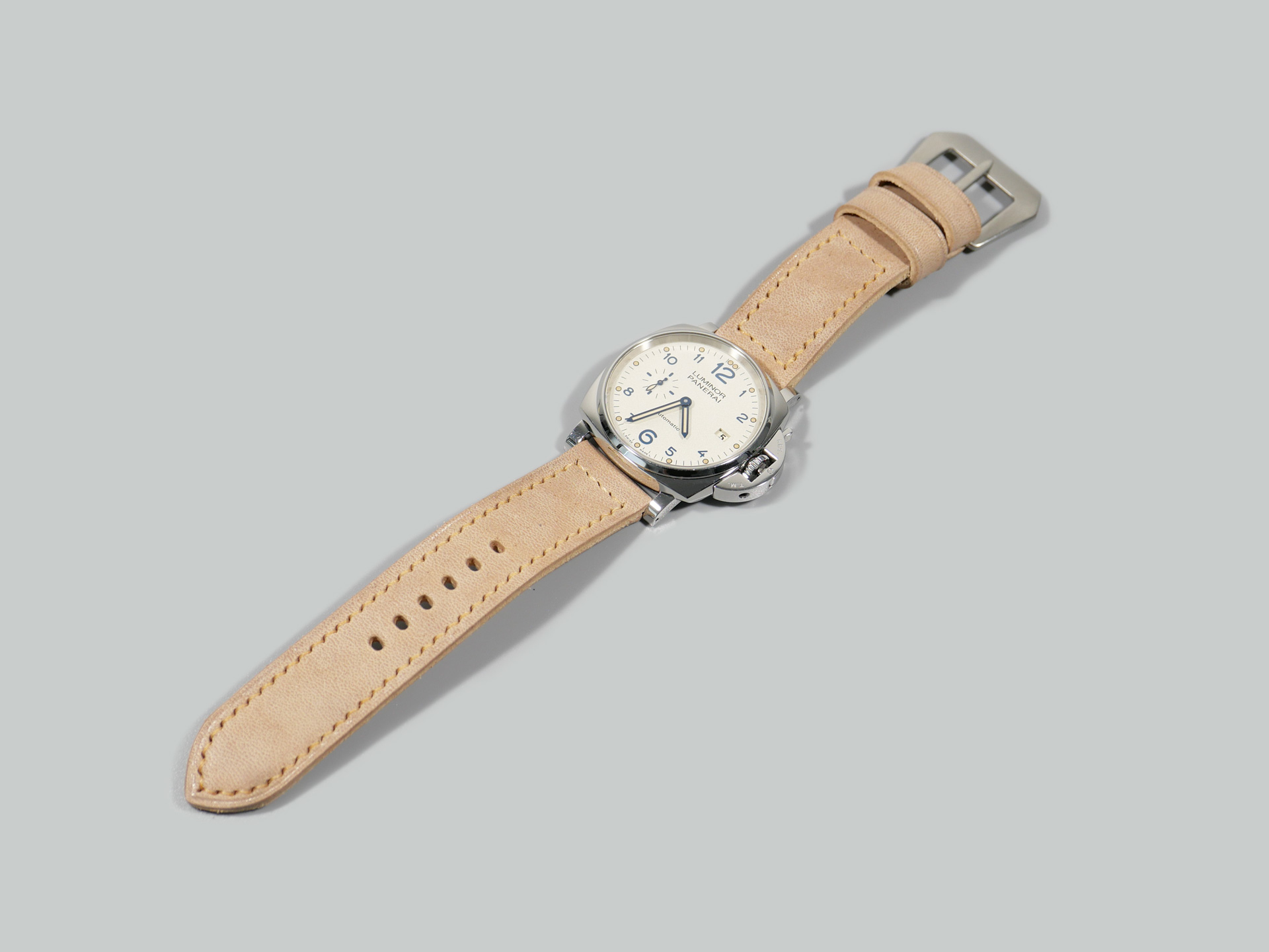 Panerai Handmade Strap Beige Marcello IMAGE