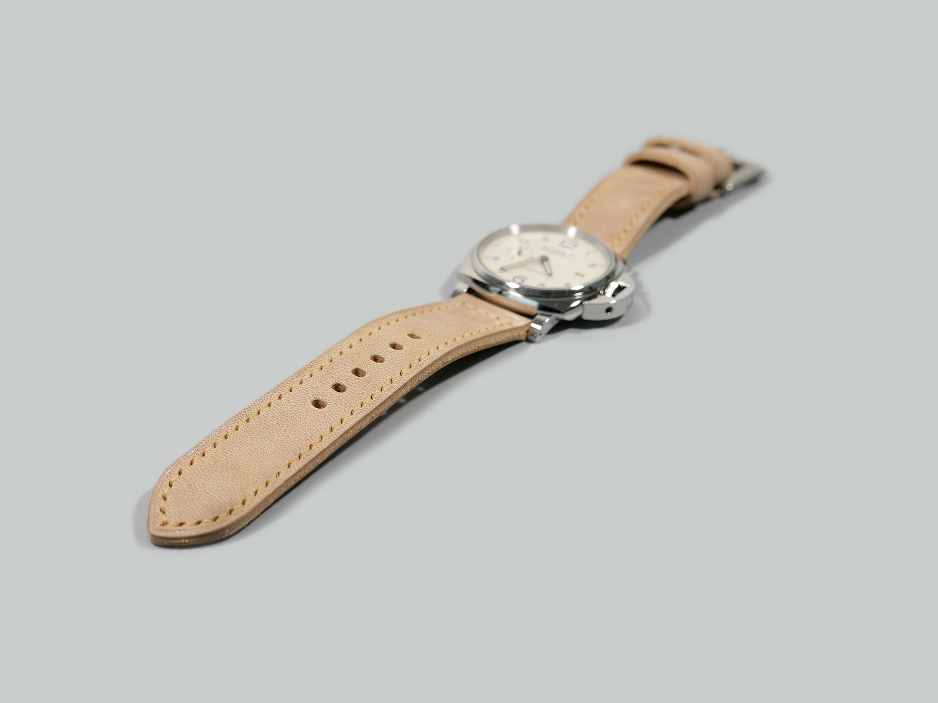 Panerai Handmade Strap Beige Marcello IMAGE