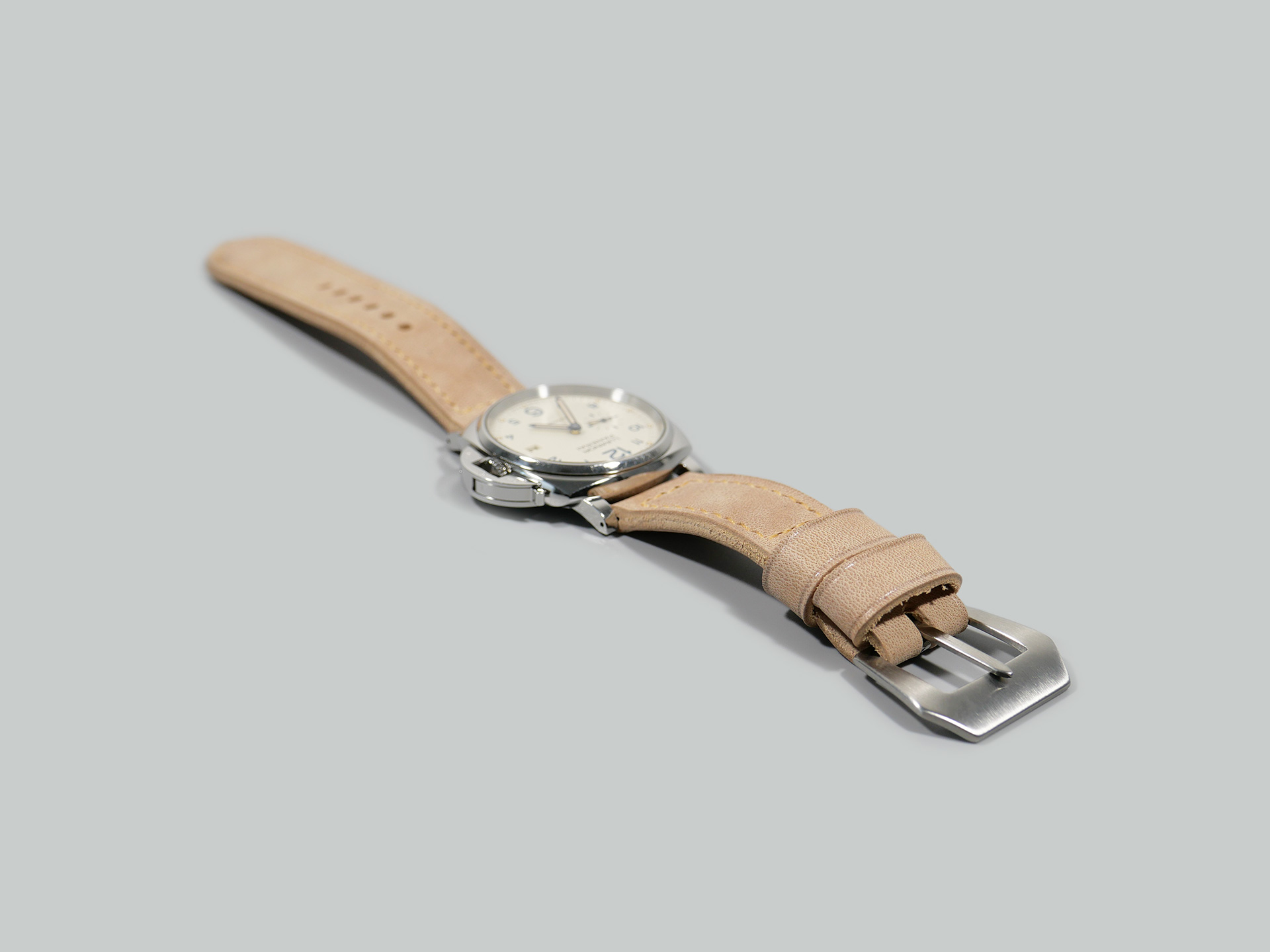 Panerai Handmade Strap Beige Marcello IMAGE