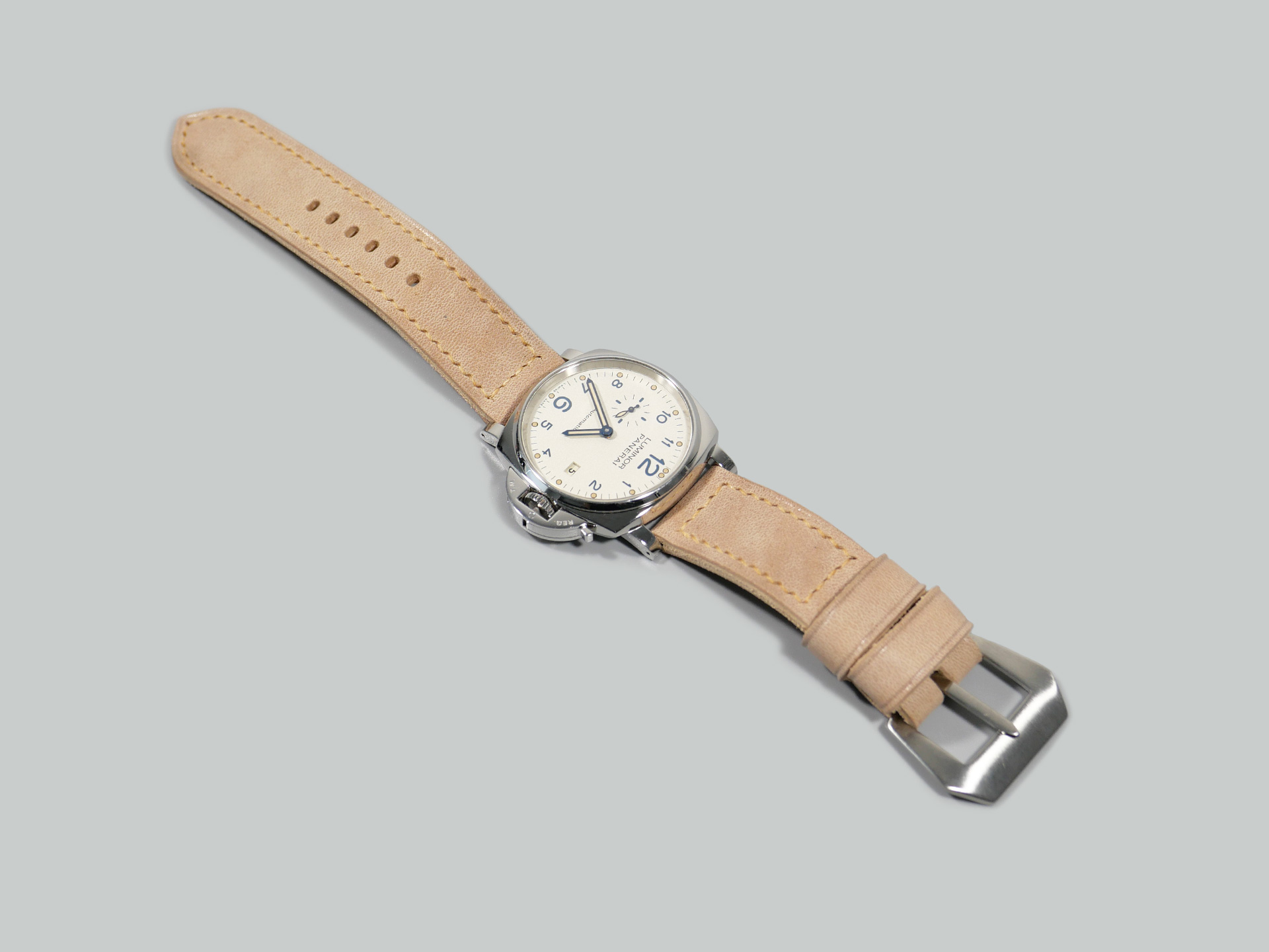 Panerai on Beige Strap IMAGE