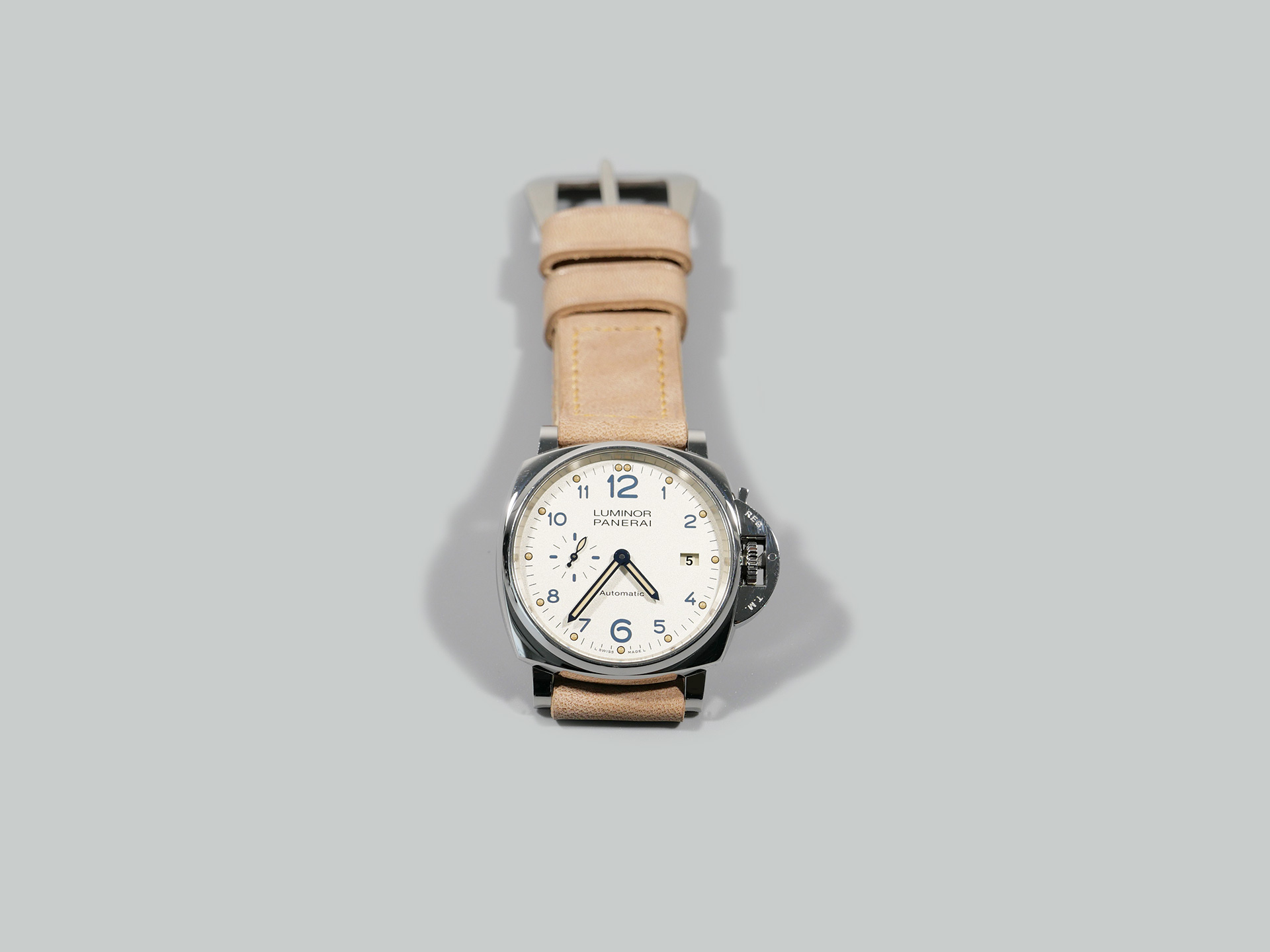 Panerai on Beige Strap IMAGE