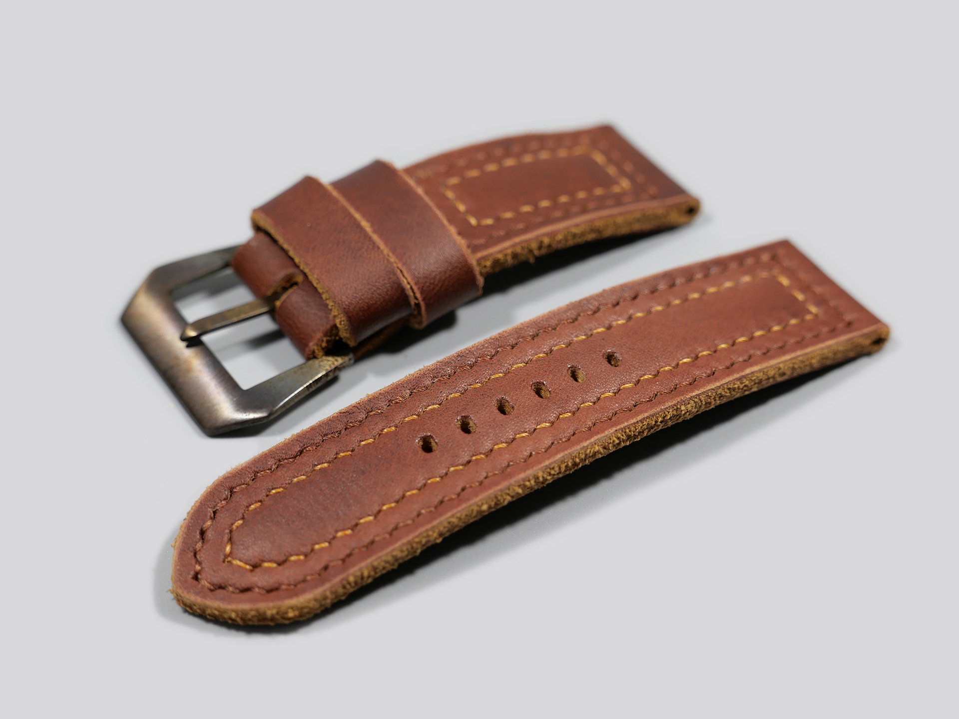 Burgundy Panerai Strap 26mm IMAGE