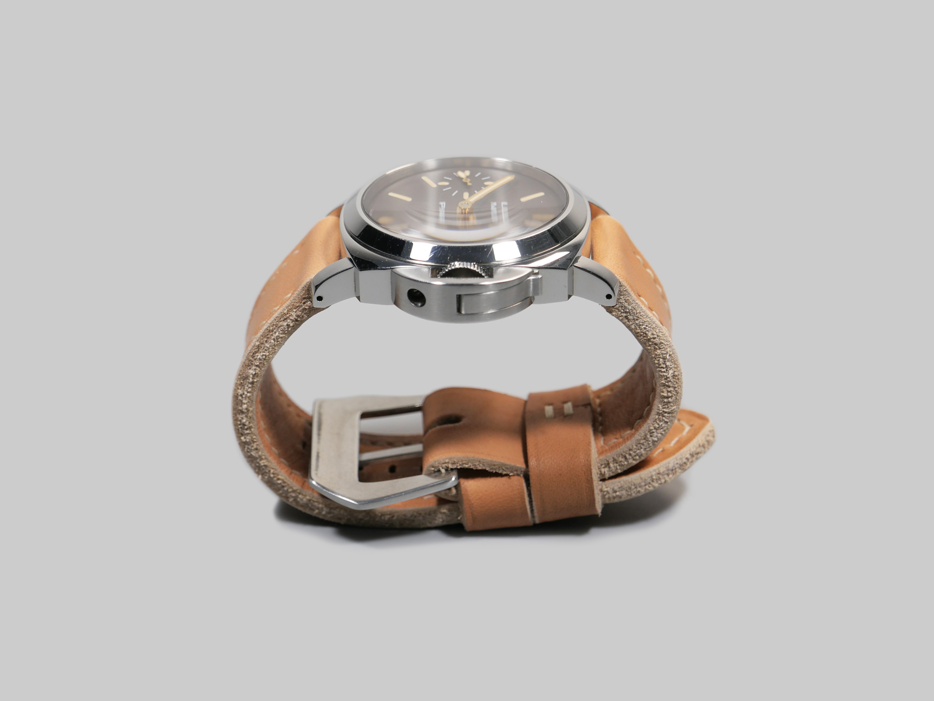 Panerai with Tan Handmade Strap IMAGE