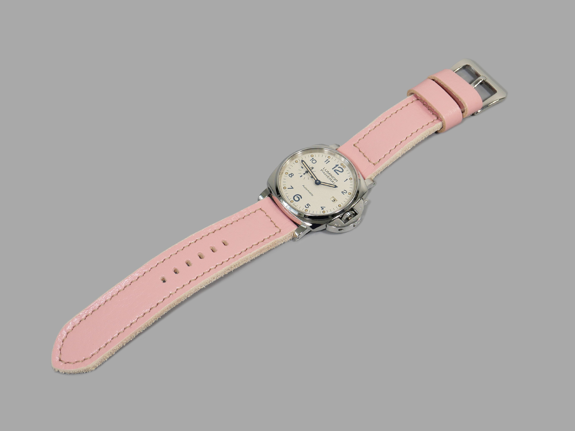 42mm Panerai with Pink Strap IMAGE