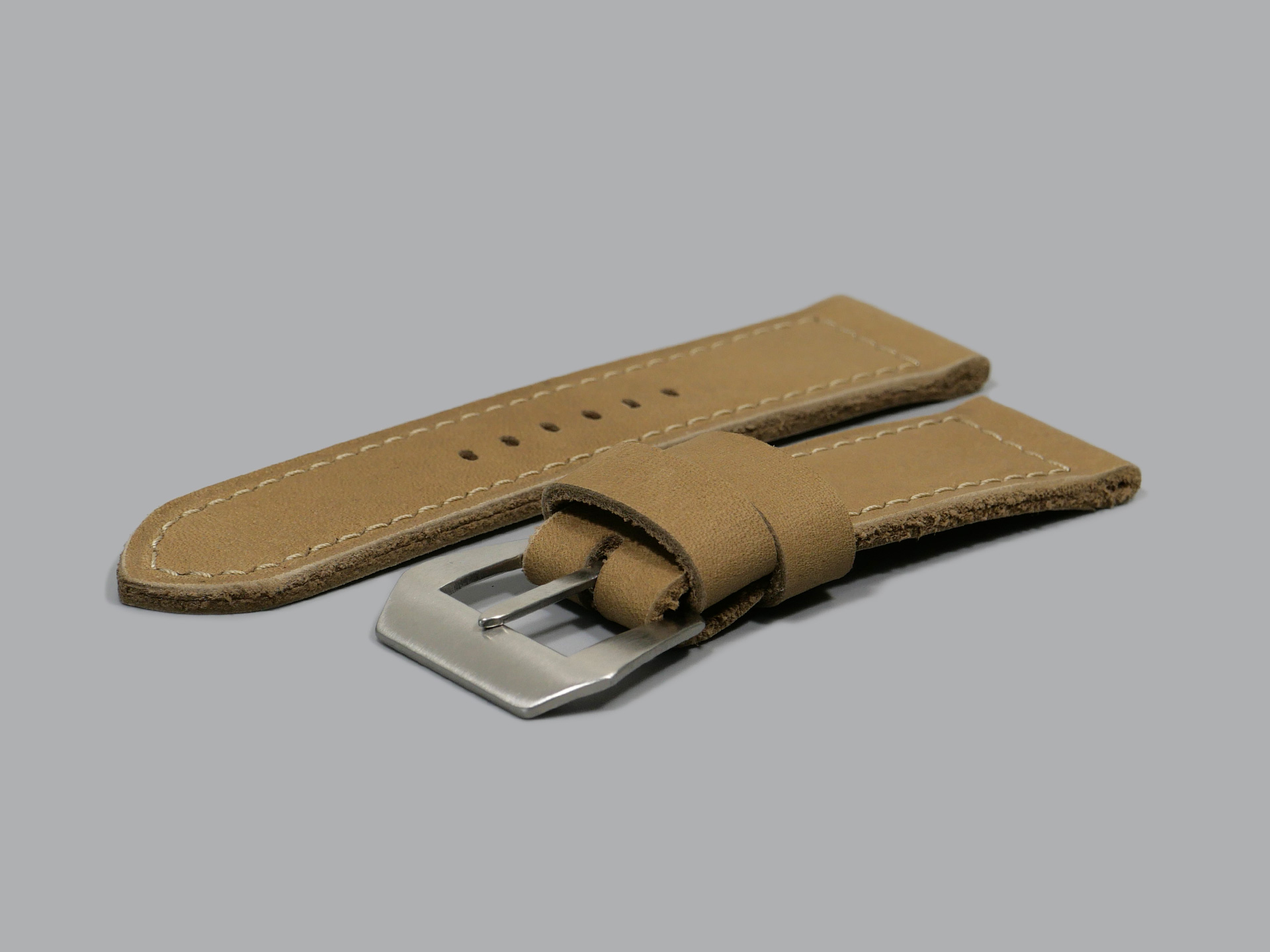 Beige Panerai Radiomir Strap Handmade IMAGE