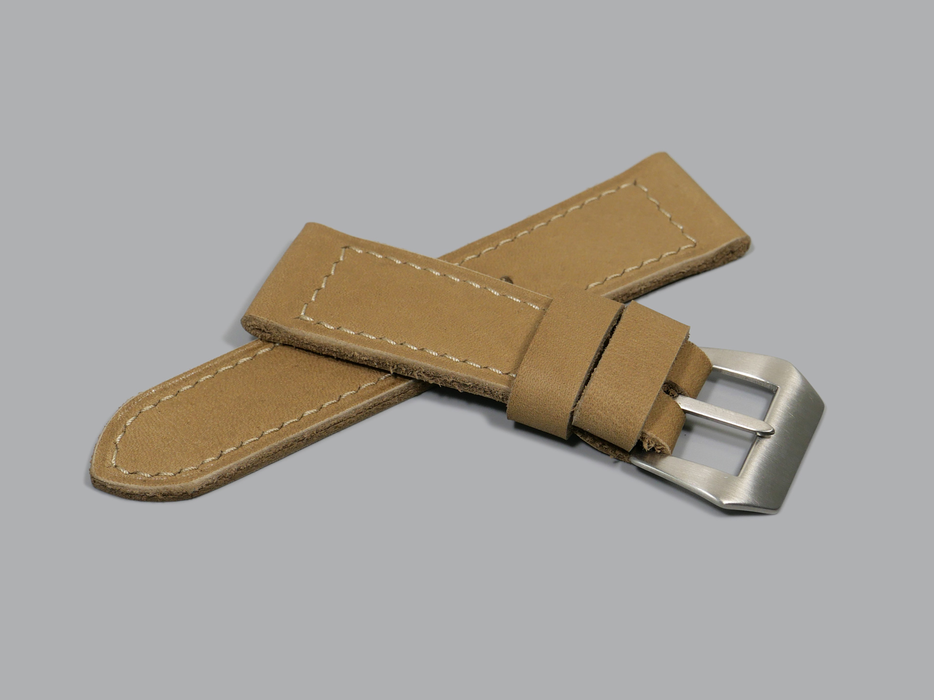 Beige Panerai Radiomir Strap Handmade IMAGE