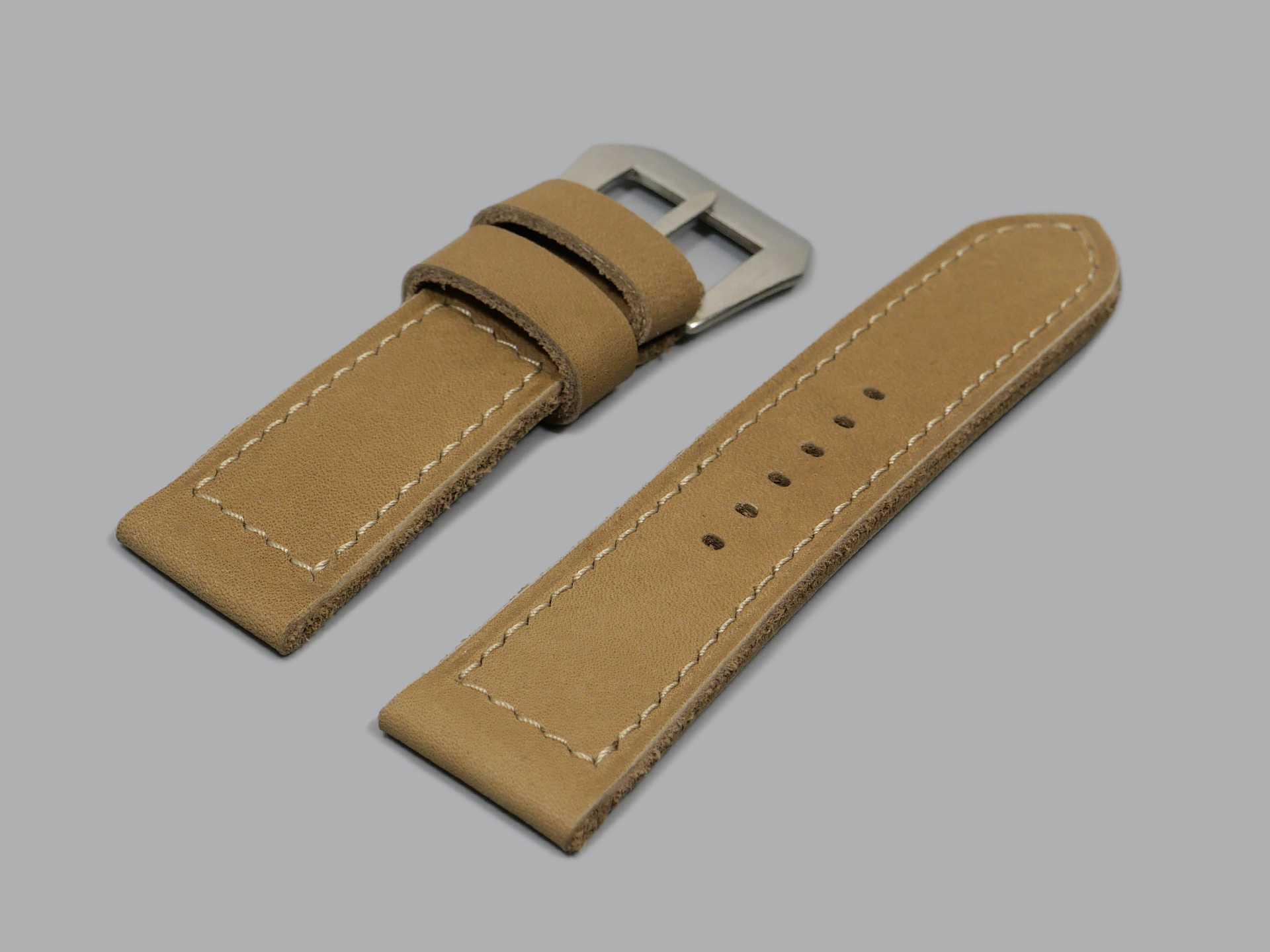 Beige Panerai Radiomir Strap Handmade IMAGE