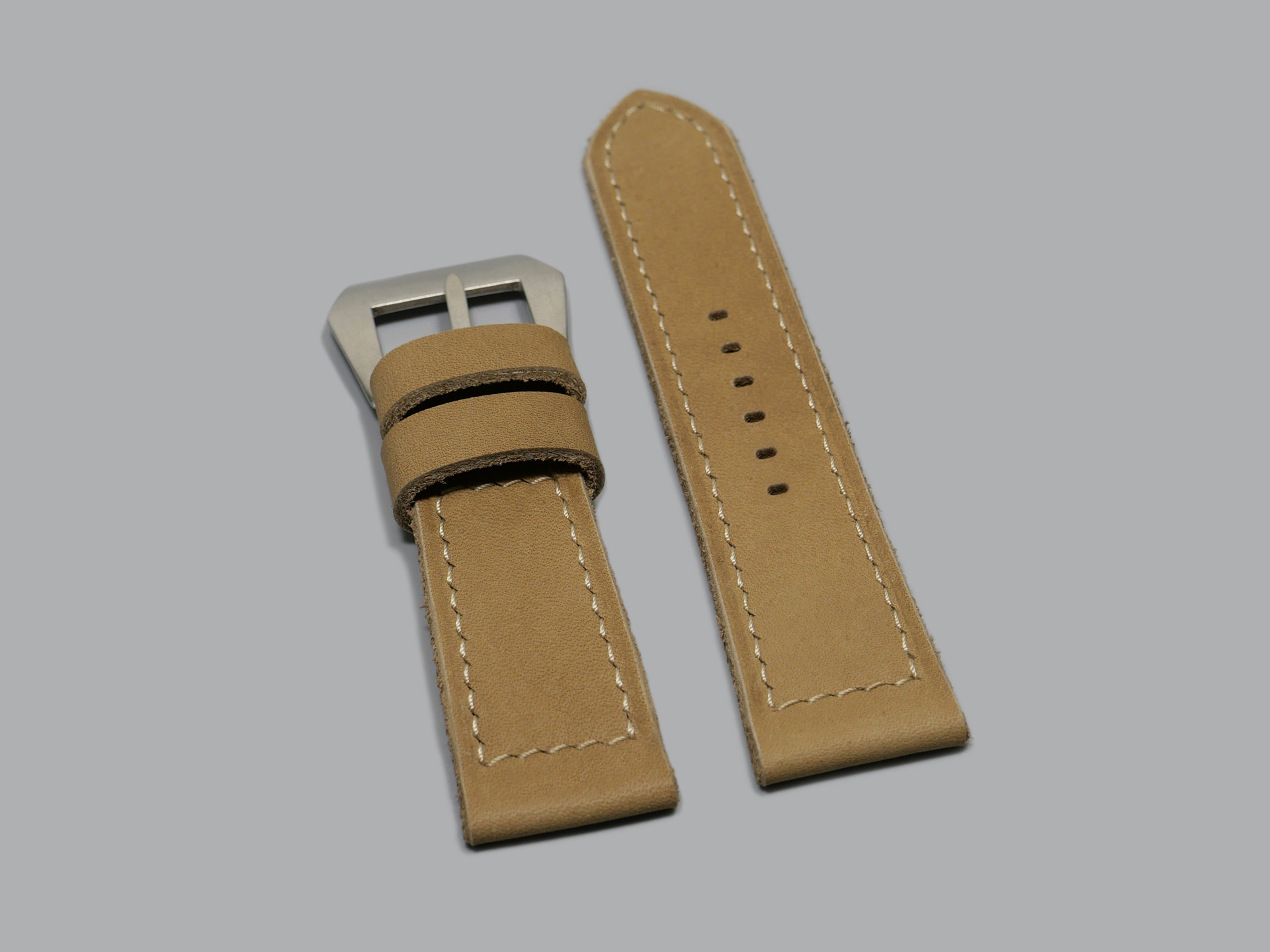 Beige Panerai Radiomir Strap Handmade IMAGE