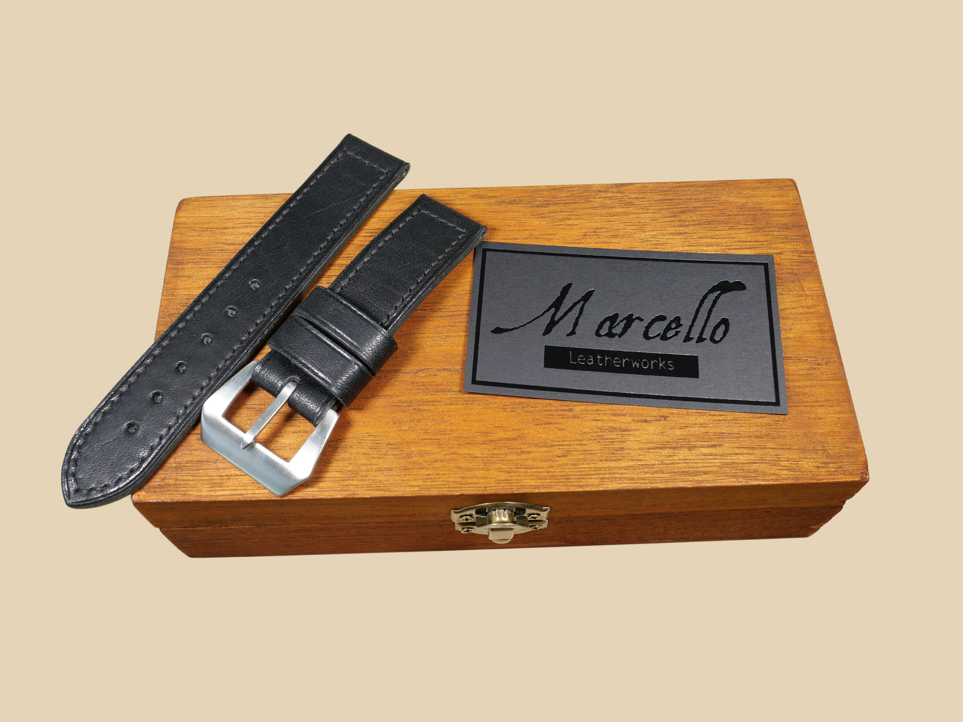 Panerai Luminor 44mm Strap Pre V Style with Buckle Marcello Straps Handmade Panerai Straps