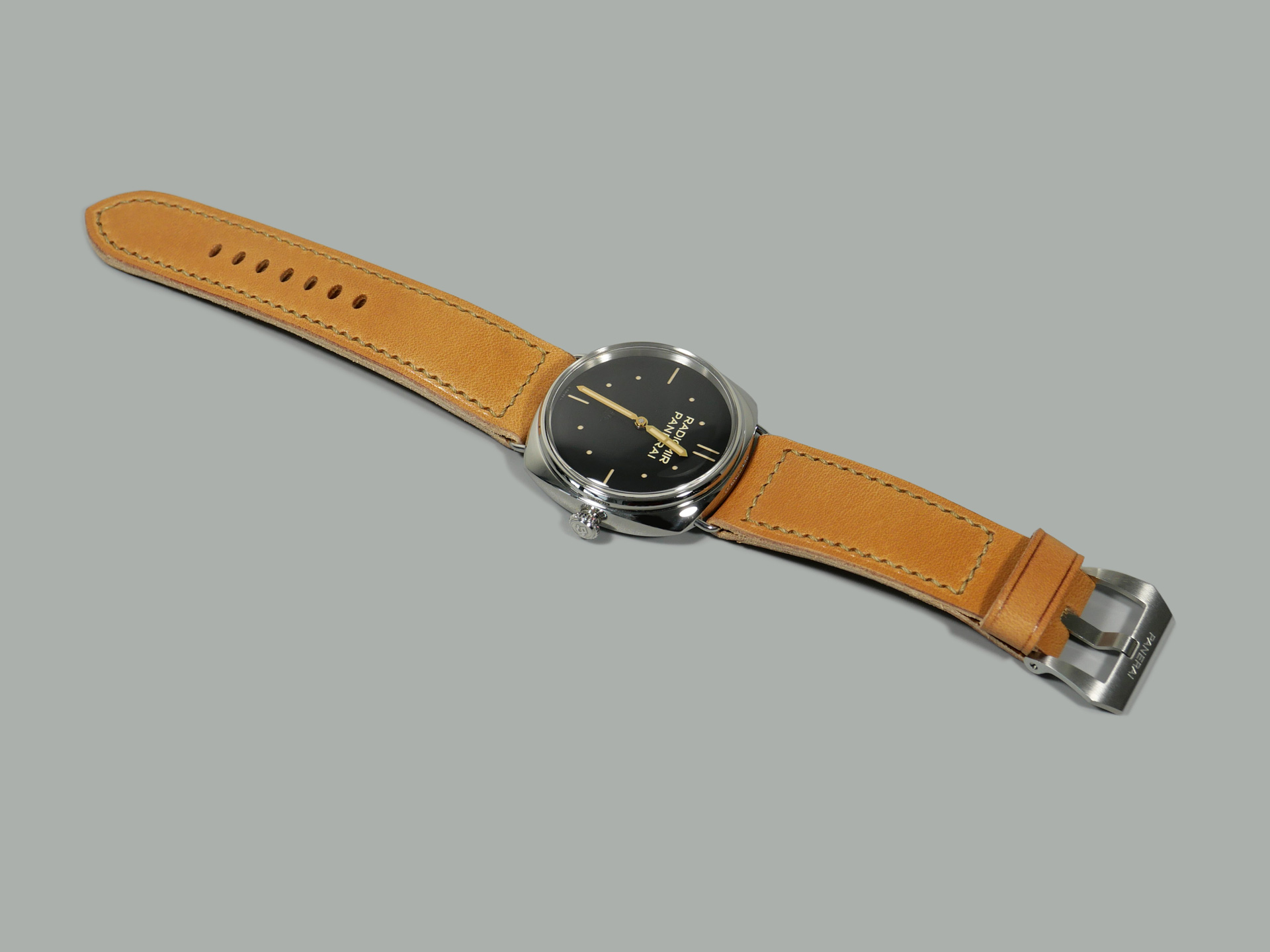 PAM00425 Radiomir with Tan Handmade Strap IMAGE