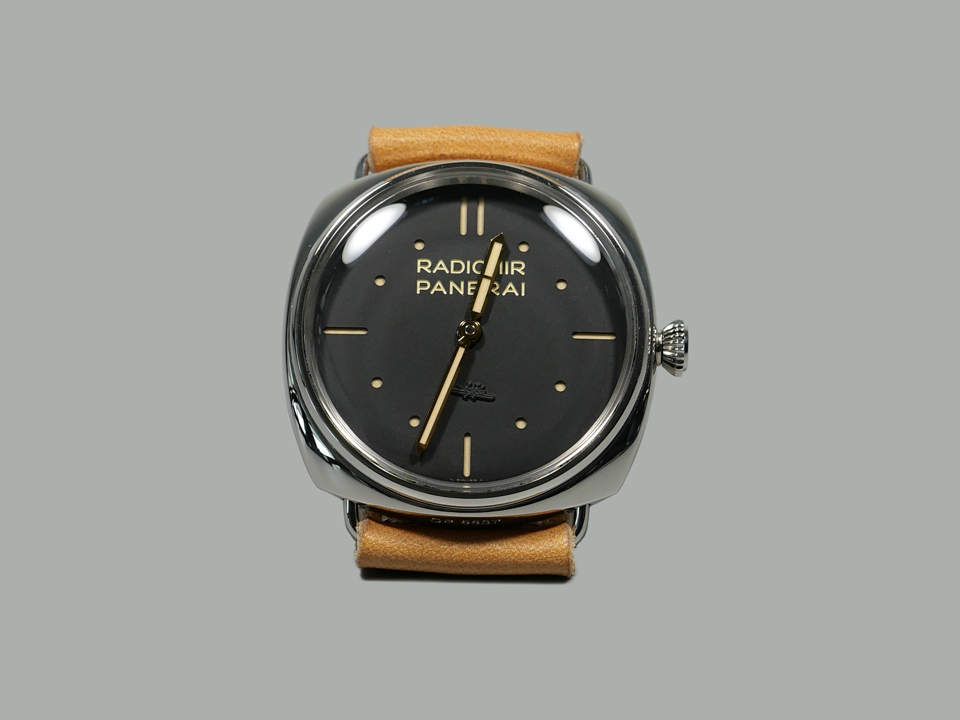 SLC PAM00425 Radiomir with Tan Handmade Strap IMAGE