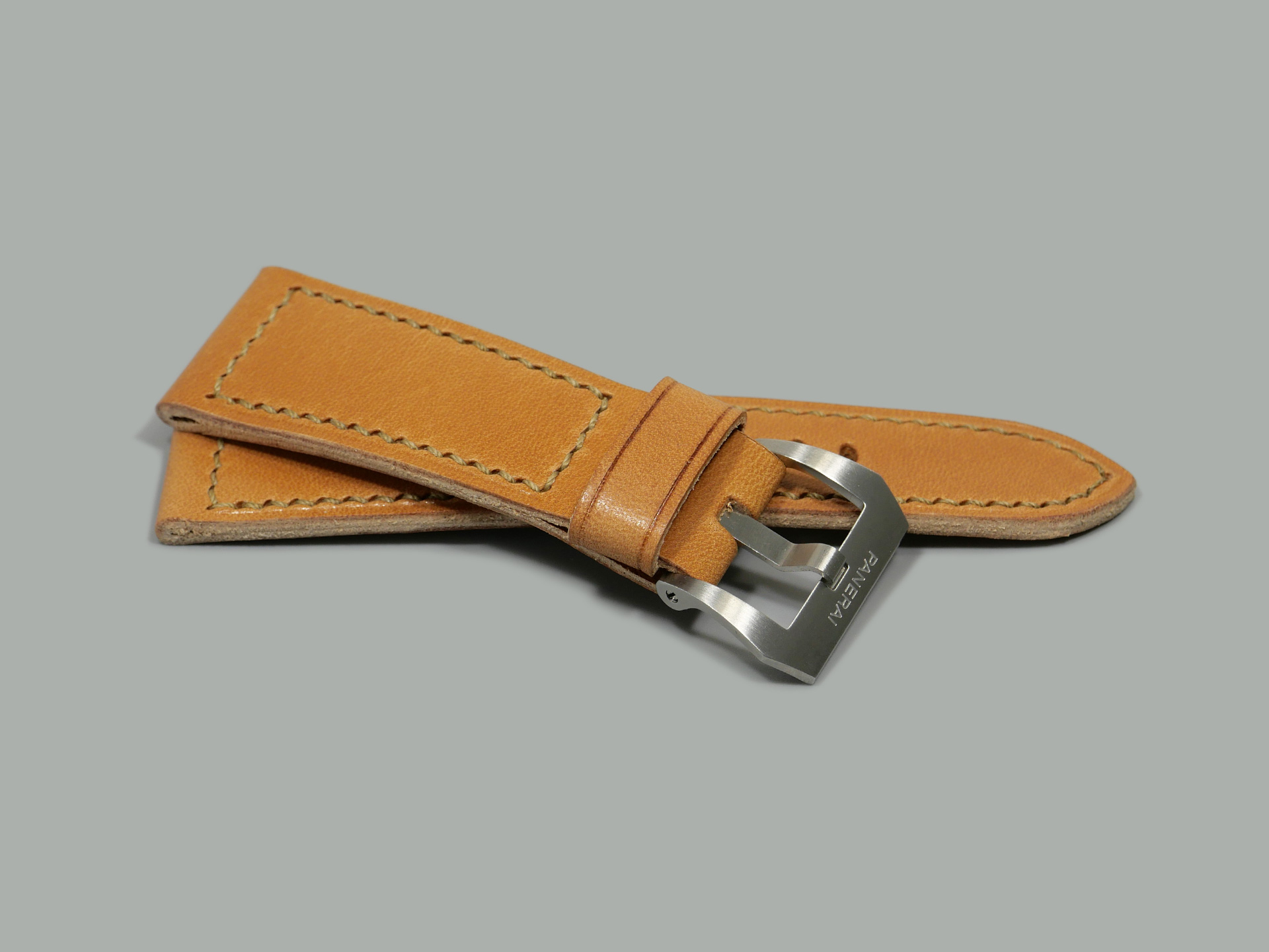 Light tan Radiomir strap Handmade IMAGE
