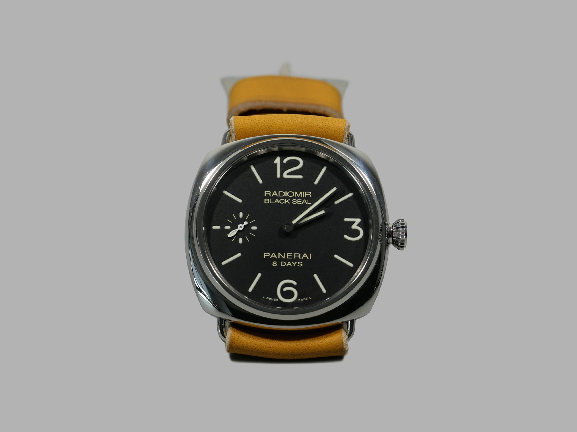 PAM00609 Thick Tan Radiomir Strap IMAGE