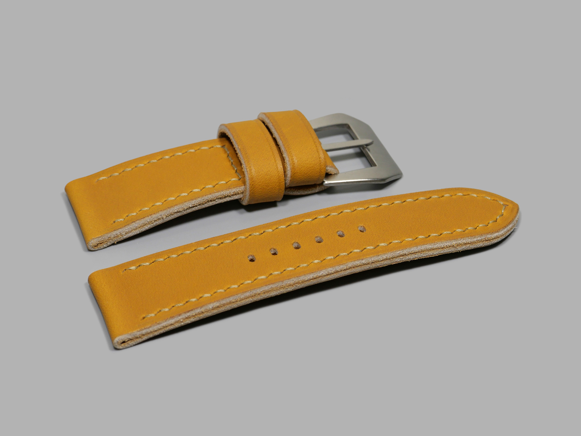 Custom Mustard Tan Panerai Radiomir Strap IMAGE