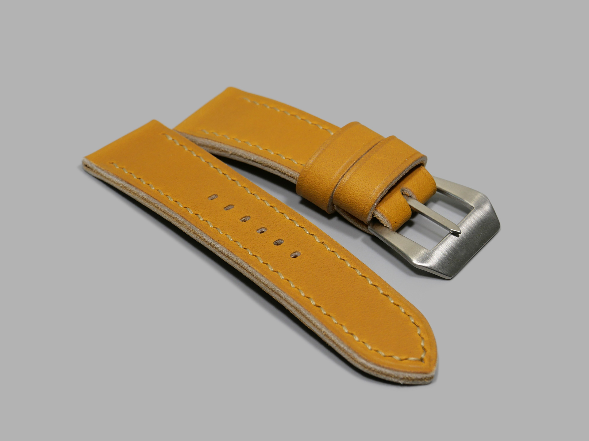 Bespoke Mustard Tan Panerai Radiomir Strap IMAGE
