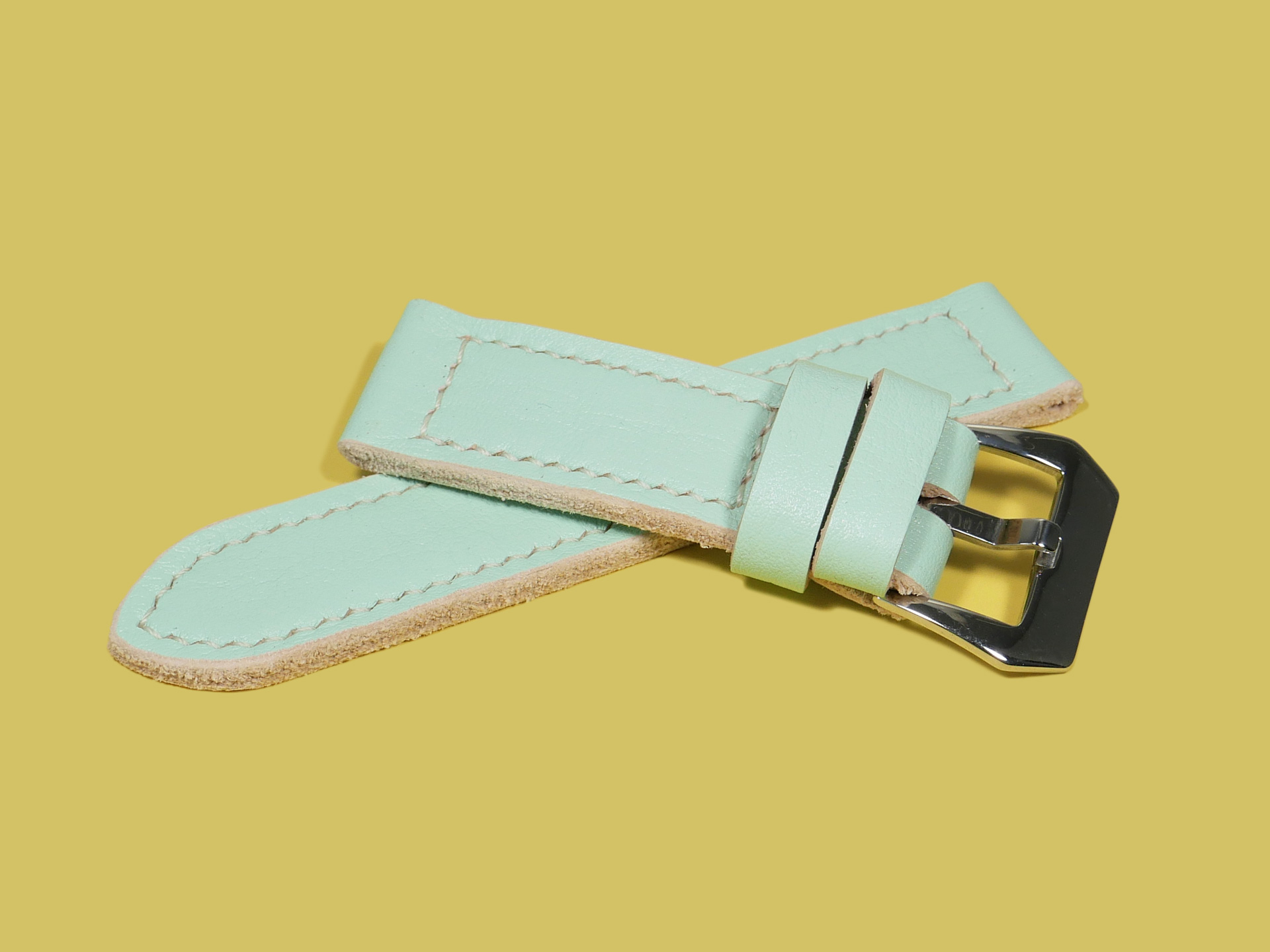 Mint Green Panerai Luminor Due 42mm Strap IMAGE