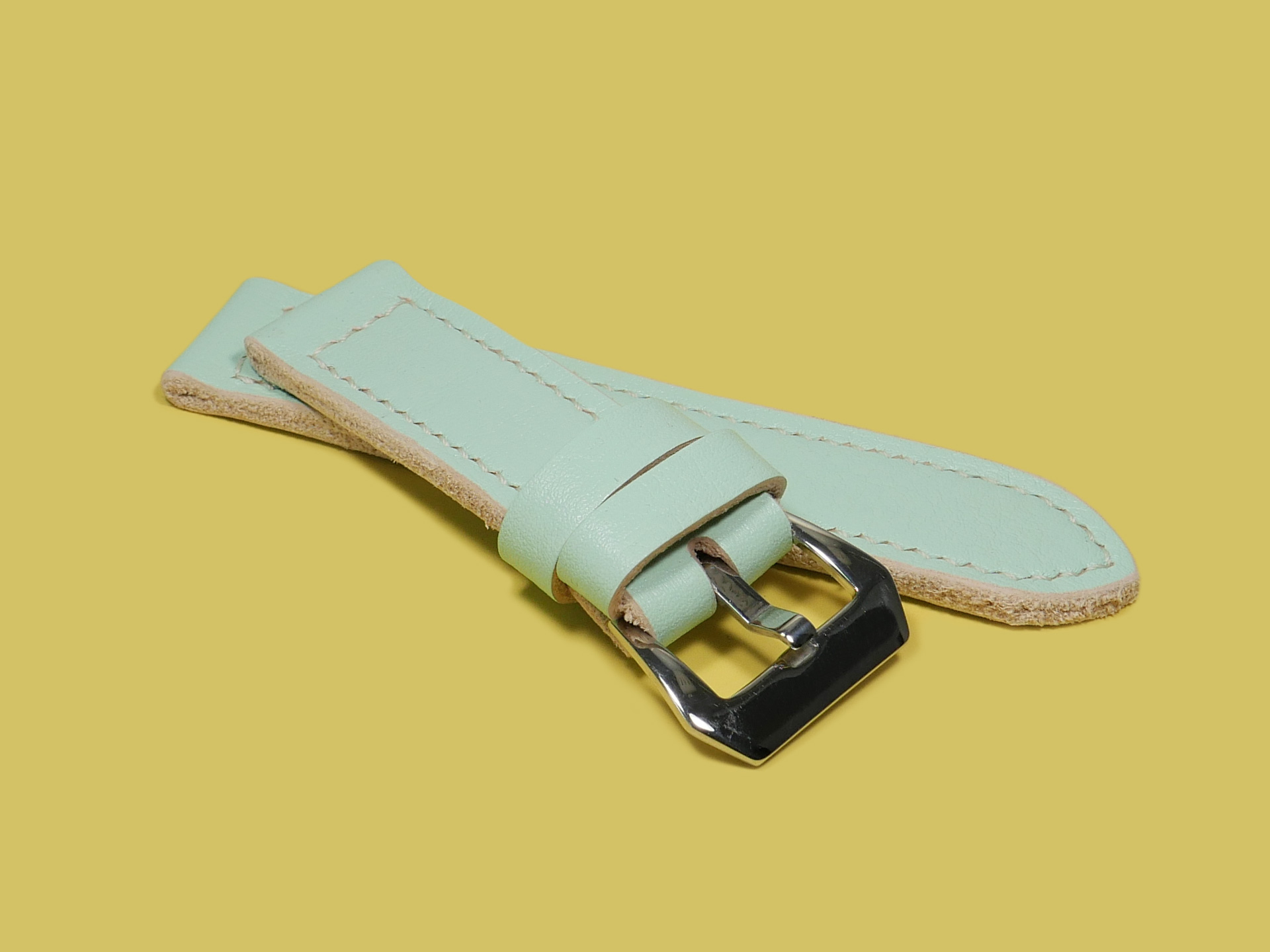 Mint Green Panerai Luminor Due 42mm Strap IMAGE