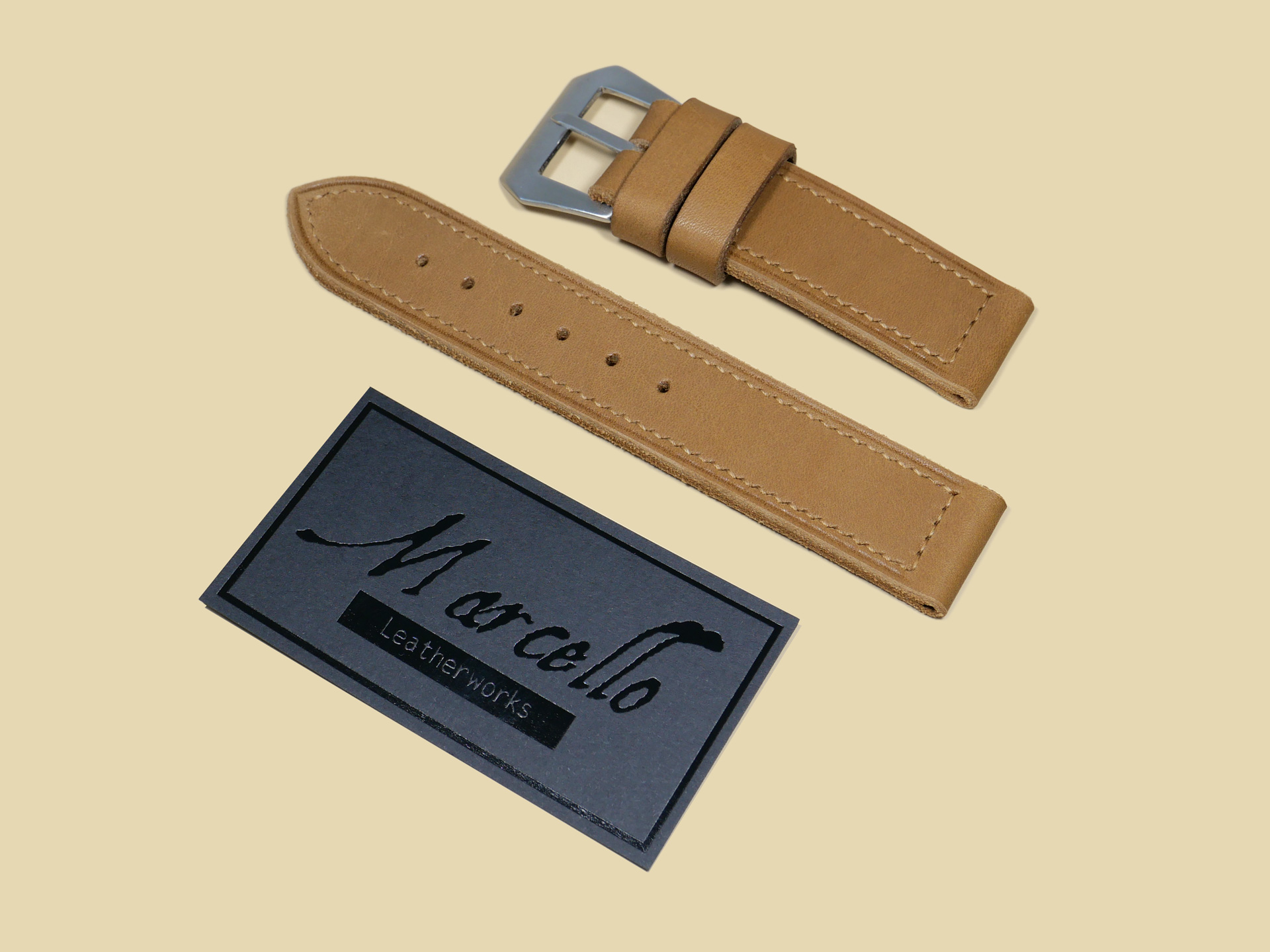 Bespoke pre-V homage Panerai 44mm Strap IMAGE