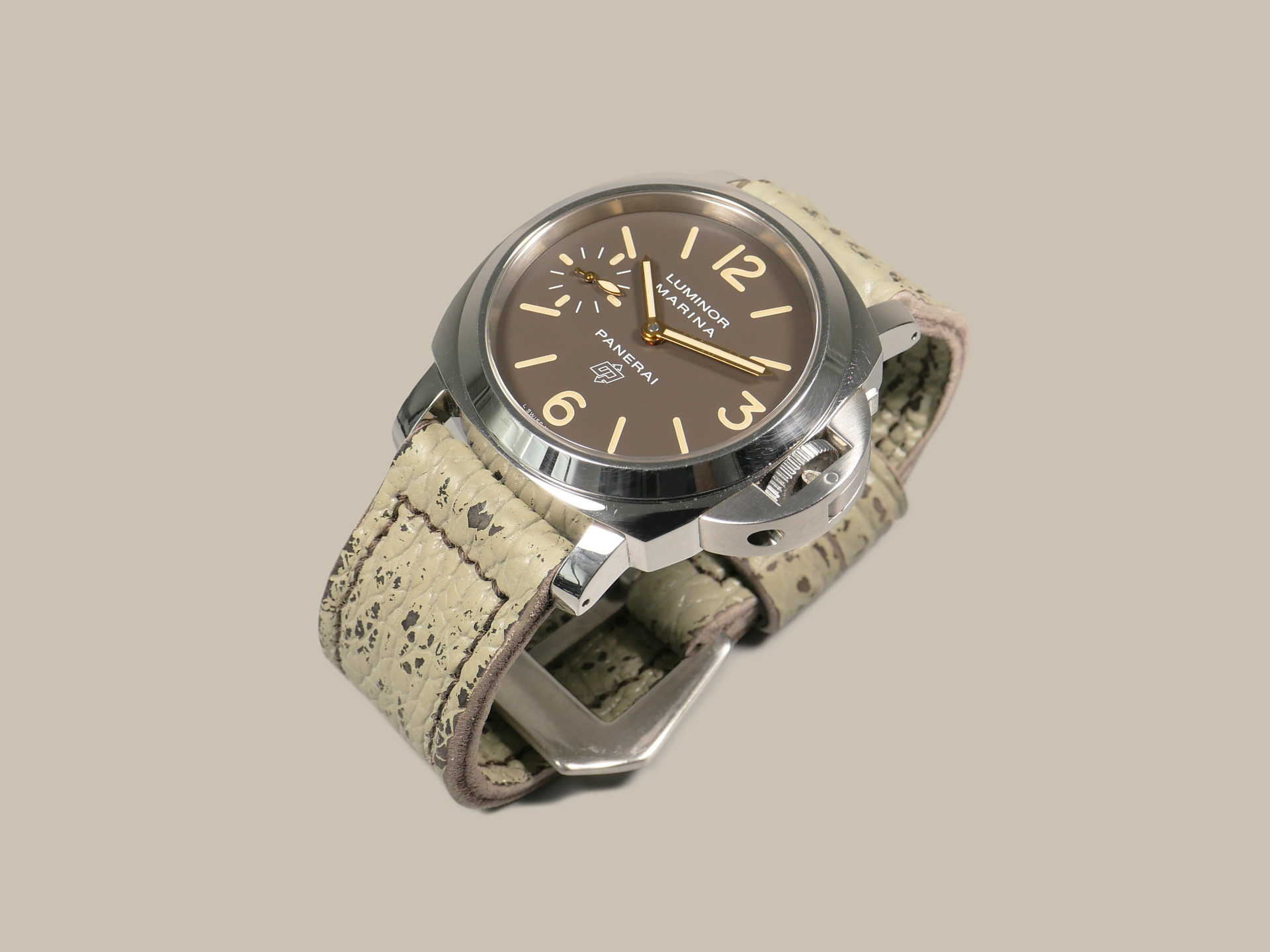 Panerai 44mm with custom Shark Strap IMAGE
