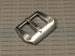 Brushed Stainless Steel Pin Buckle in 22mm, 24mm or 26mm