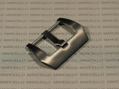 PVD Black Brushed Stainless Screw Buckle 24mm/26mm