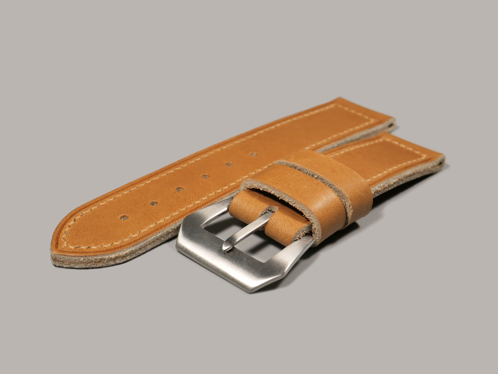 Tan Panerai pre-v Style Strap IMAGE