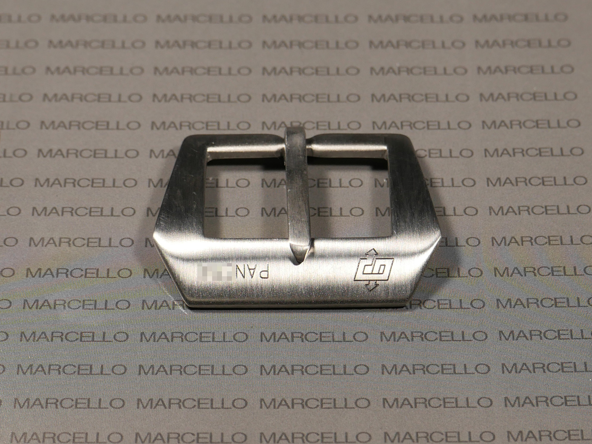 Vintage Inspired Steel Pin Buckle in 22mm, 24mm or 26mm - Image 2