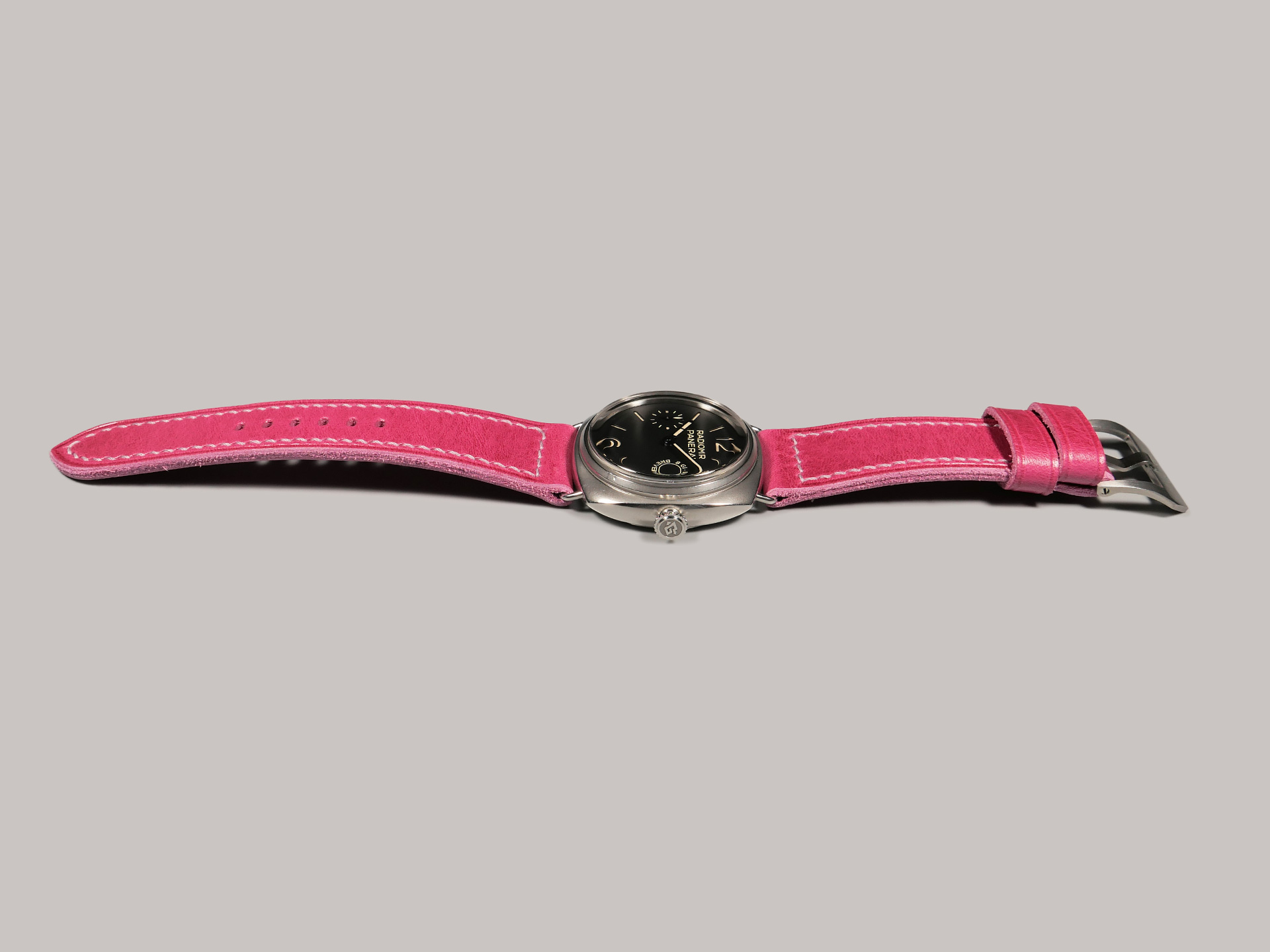 Pink Panerai Radiomir Strap on PAM992 IMAGE