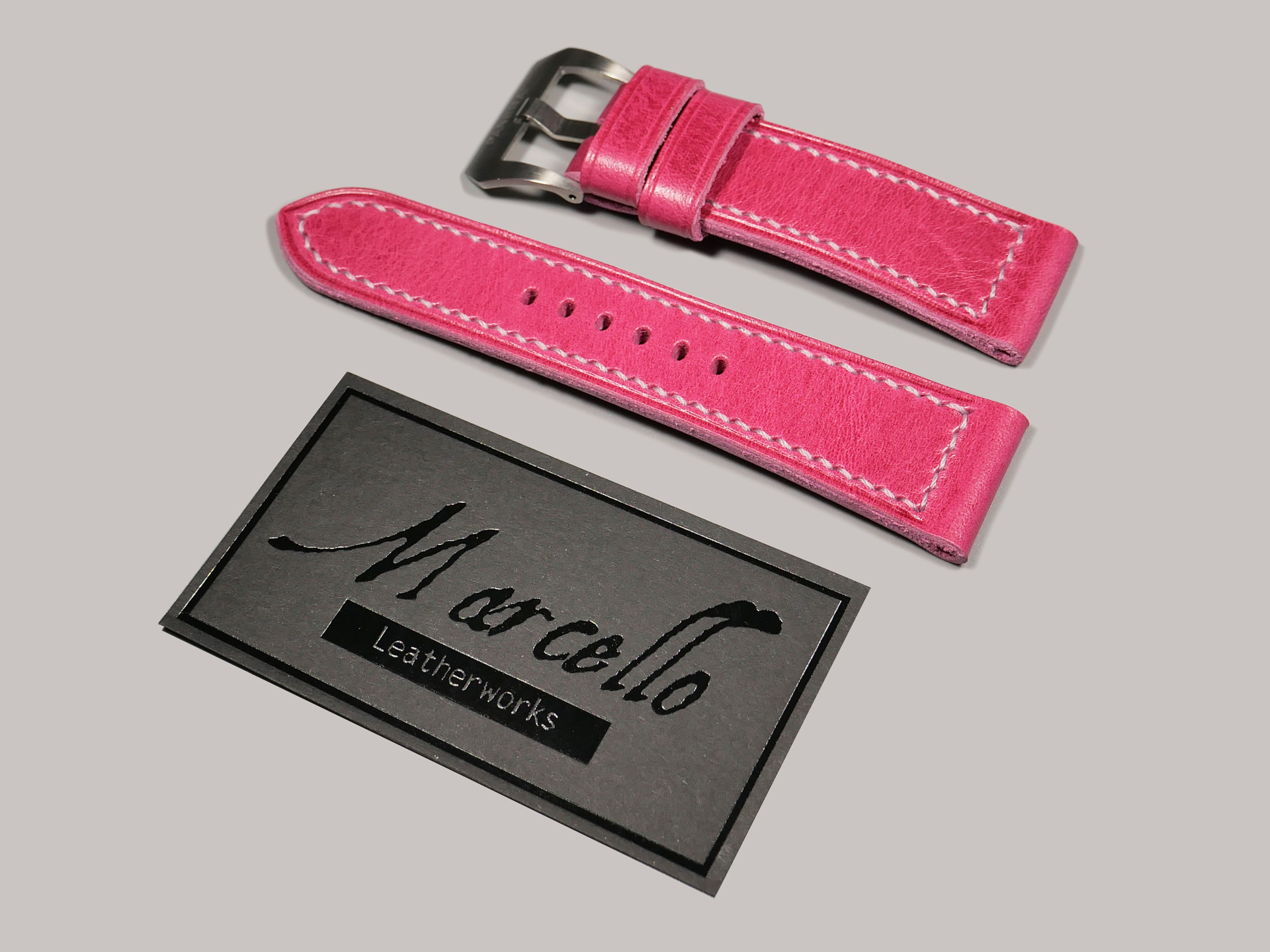 Pink Panerai Radiomir Strap IMAGE