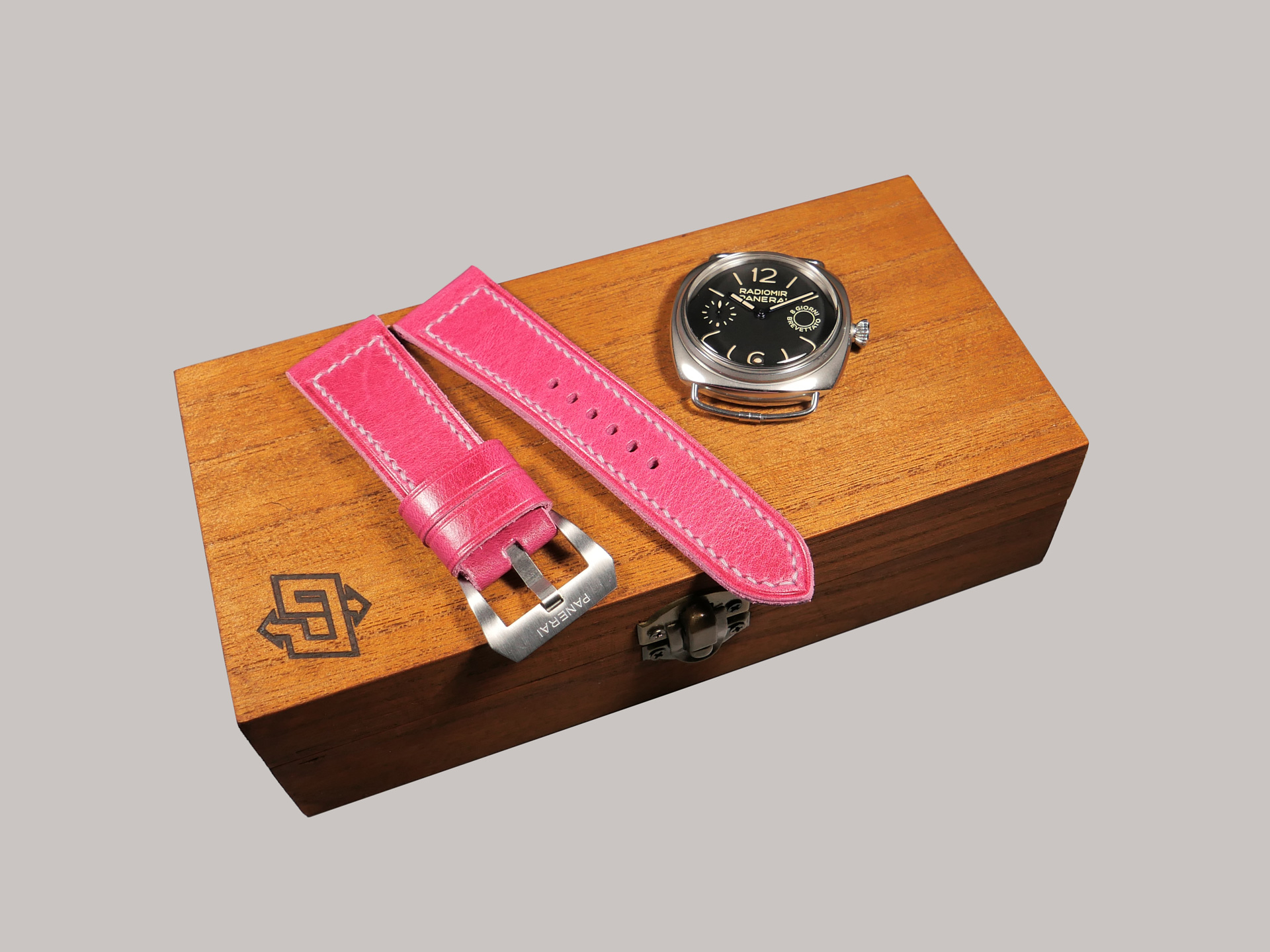Pink Panerai Radiomir Strap IMAGE