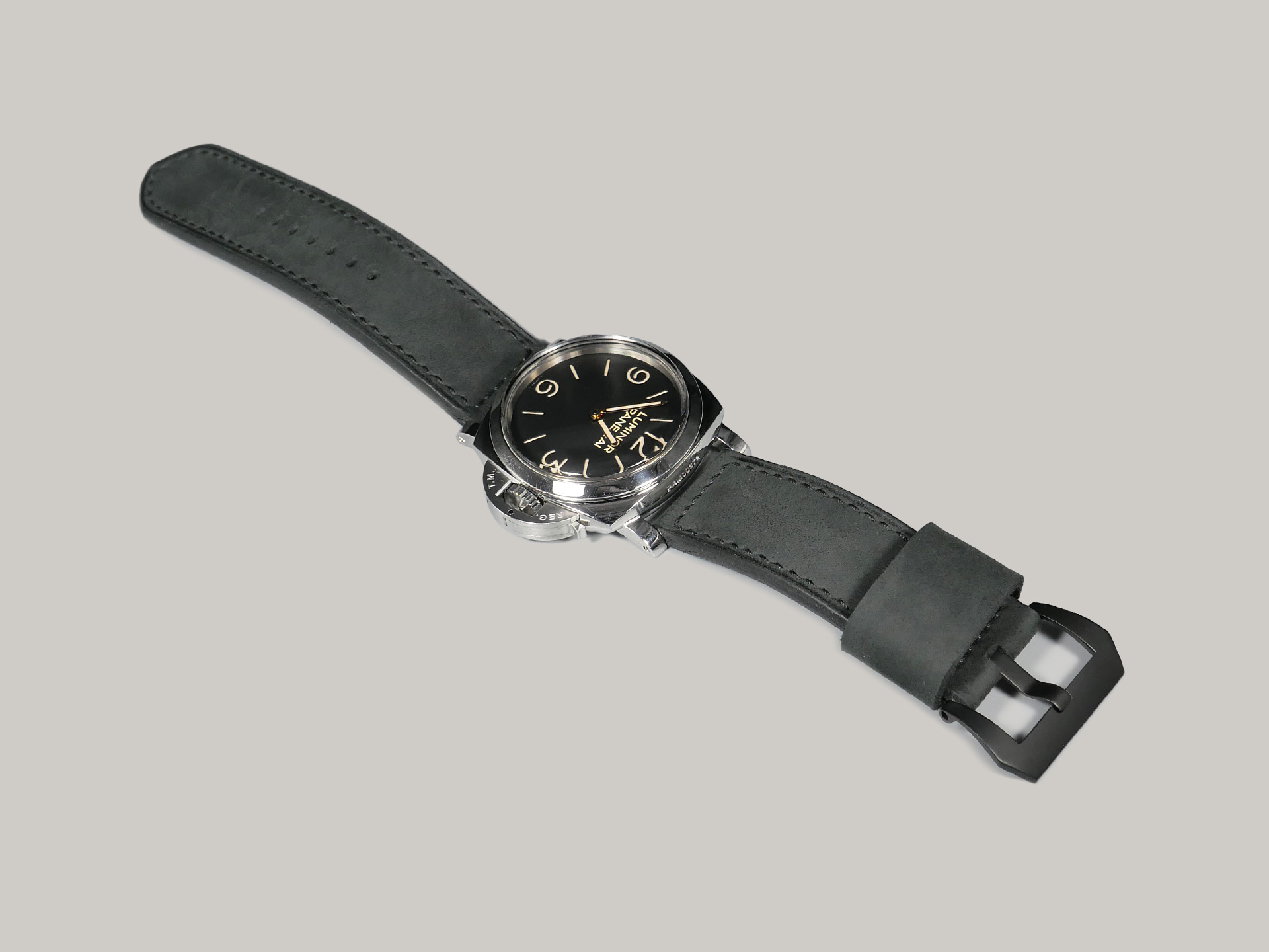 Matte Black Strap for Panerai 47mm PAM00372 IMAGE