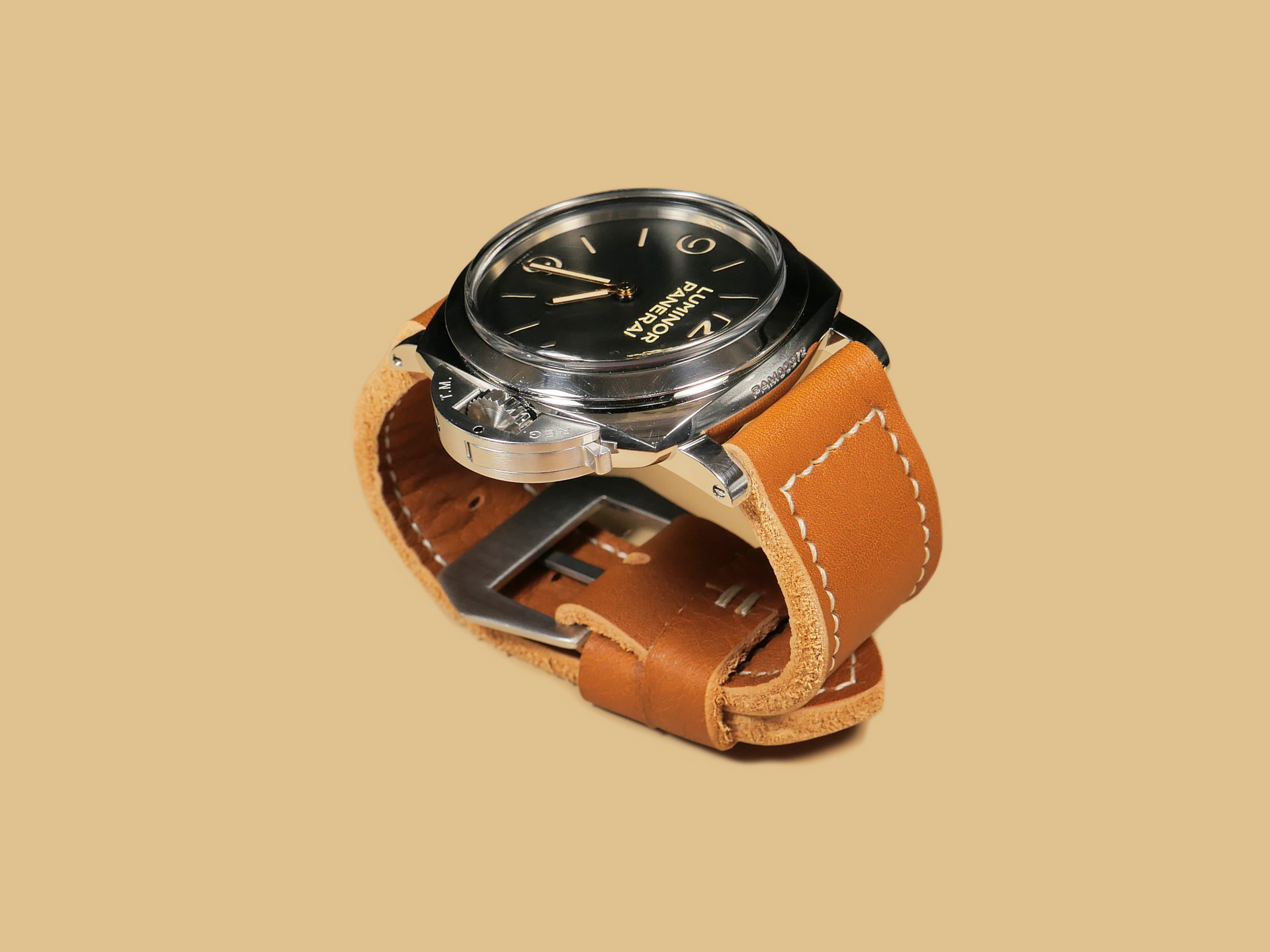 Classic Tan Panerai Strap 47mm IMAGE
