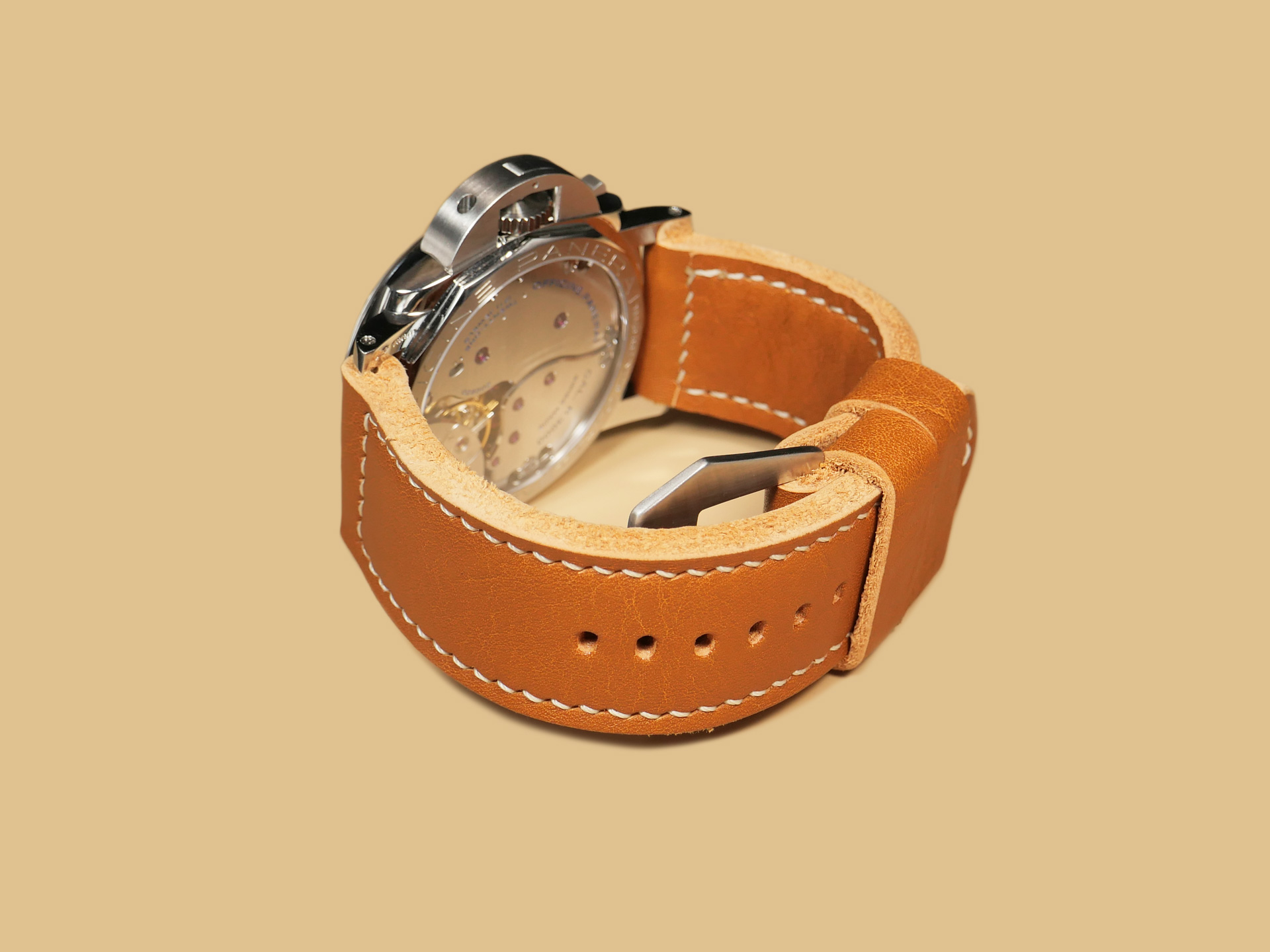 Classic Tan Panerai Strap 47mm IMAGE