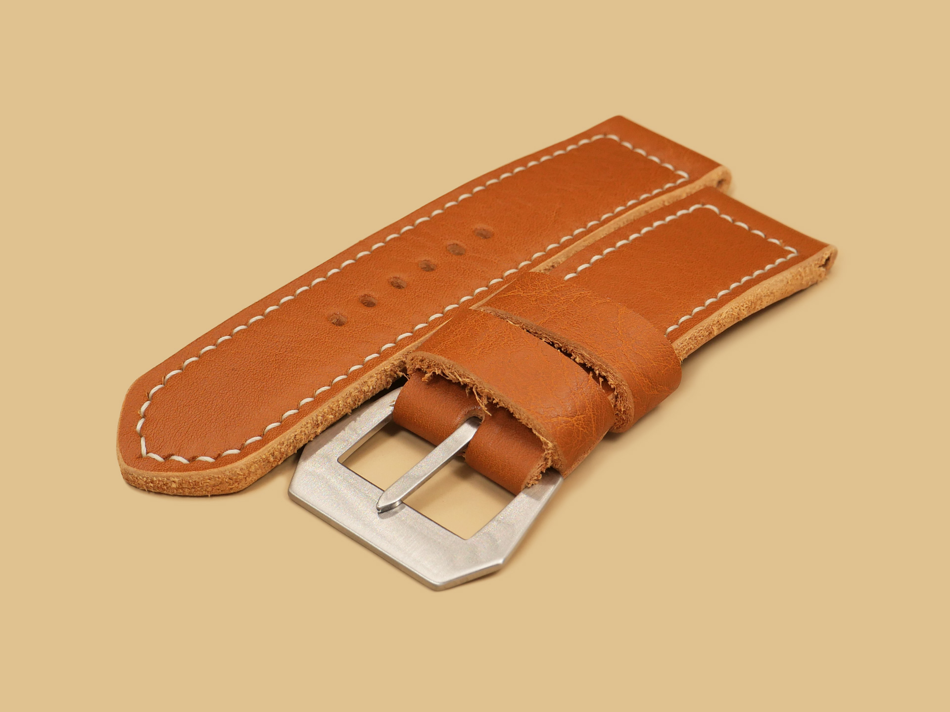 Soft Classic Tan Panerai Strap IMAGE