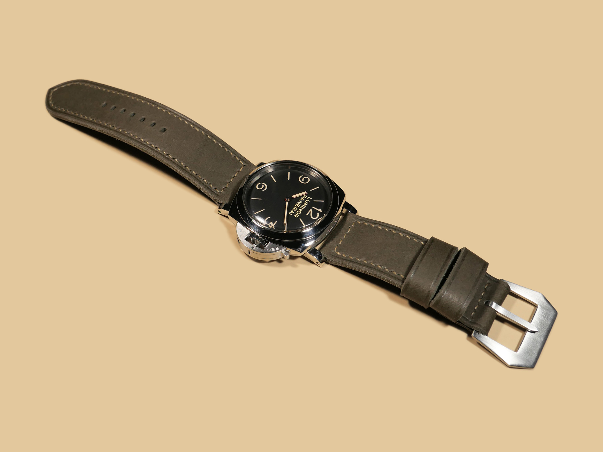 High-End Green Panerai Watch Strap IMAGE