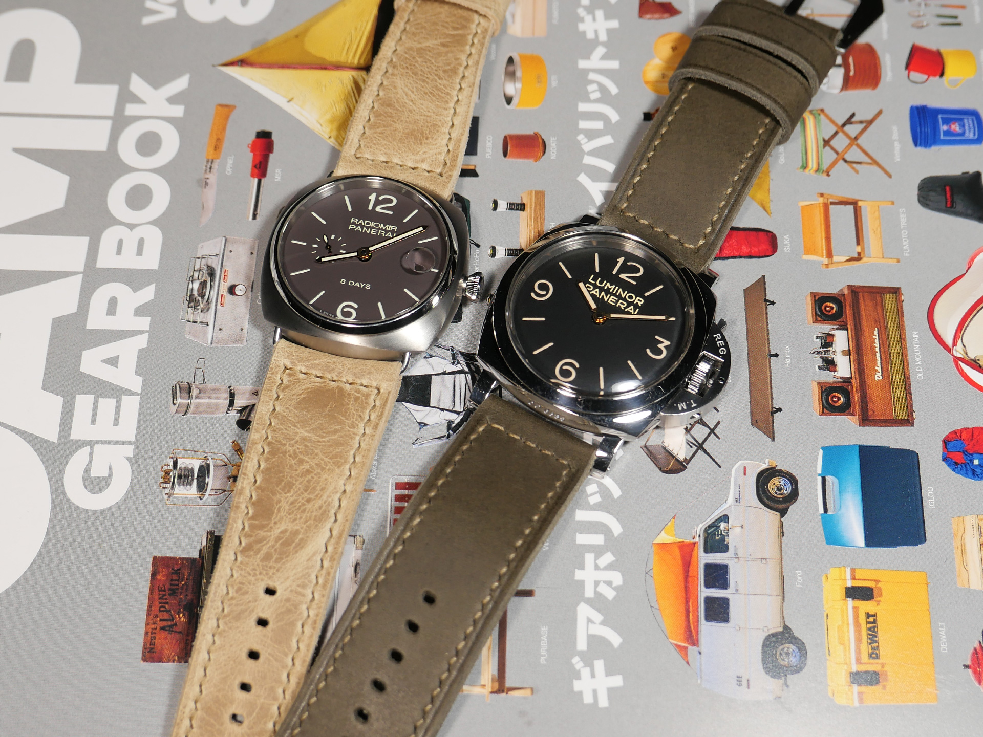 Luxury Timepiece with Green Strap IMAGE